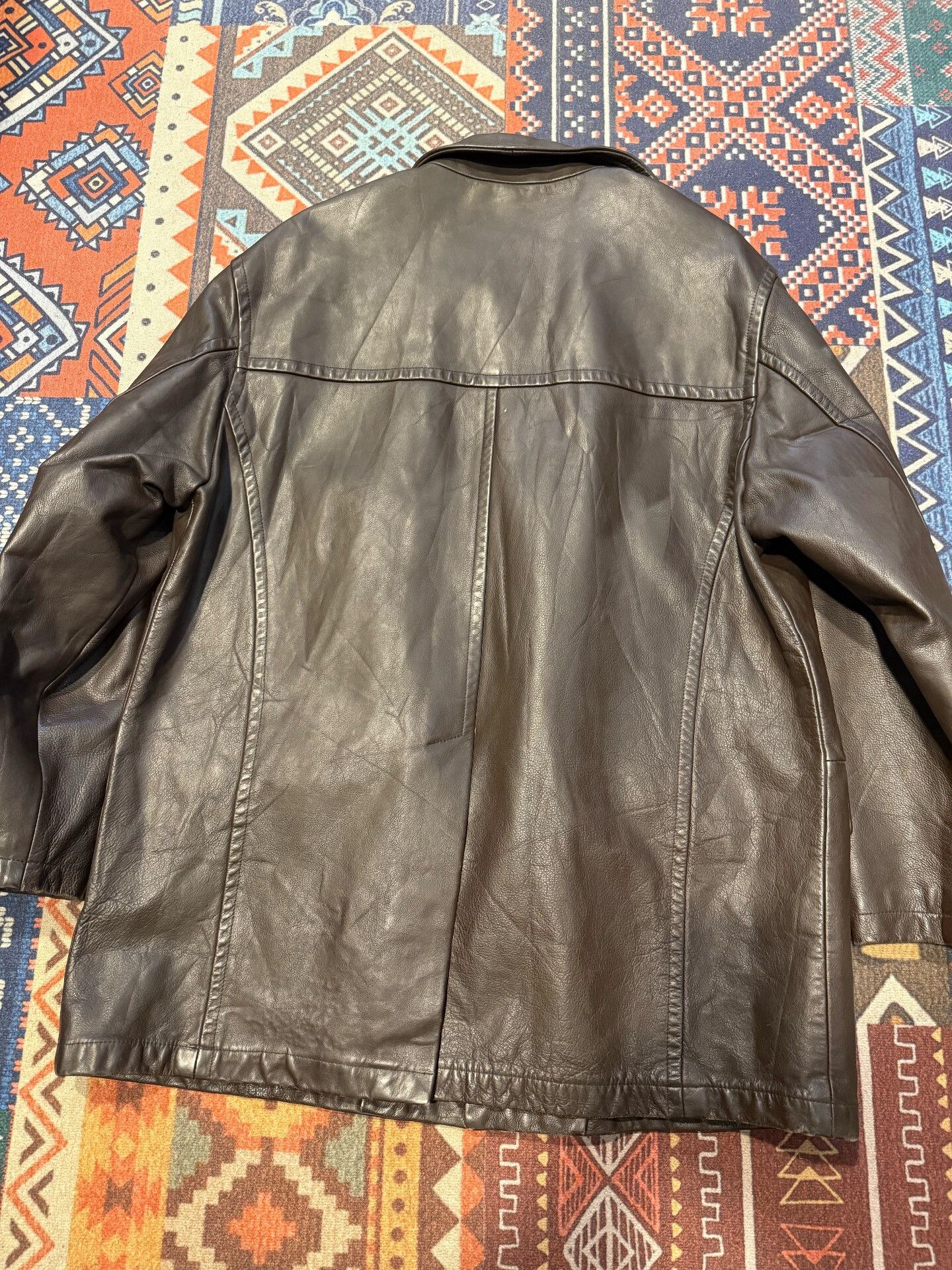Kenzo Kenzo Homme Vintage Leather Jacket Size US L / EU 52-54 / 3 - 3 Thumbnail