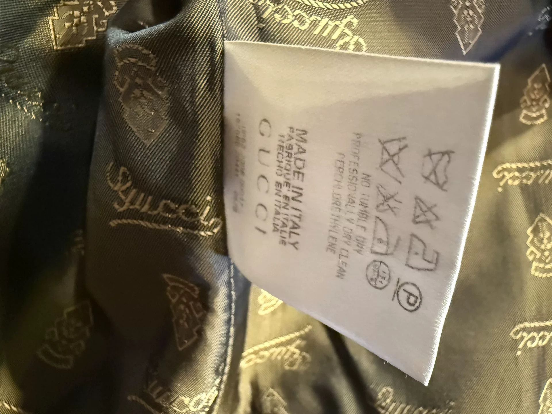 Gucci Gucci Military Jacket in Canvas Fabric Size US S / EU 44-46 / 1 - 5 Thumbnail