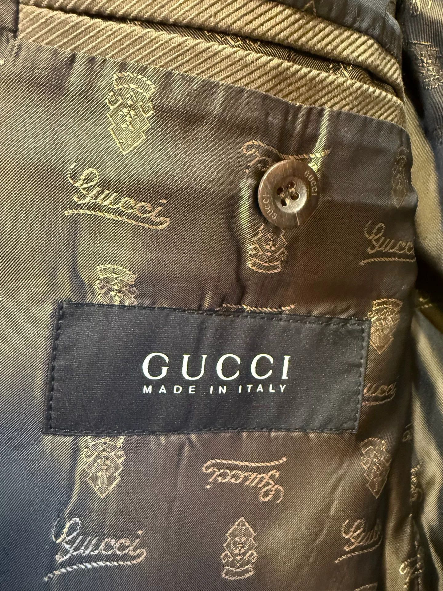 Gucci Gucci Military Jacket in Canvas Fabric Size US S / EU 44-46 / 1 - 4 Thumbnail