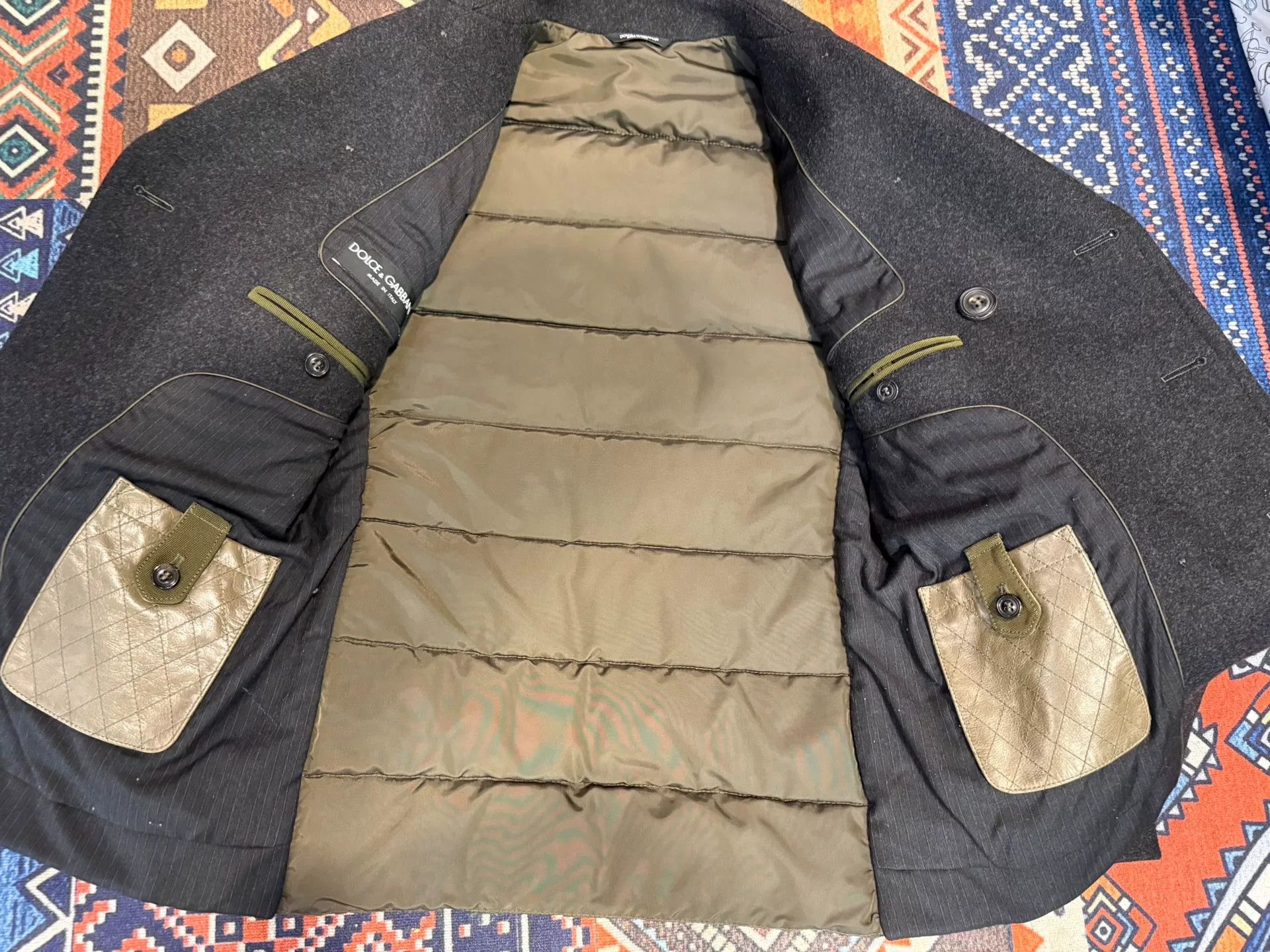 Dolce & Gabbana Dolce Gabbana Wool Down Jacket Size US S / EU 44-46 / 1 - 2 Thumbnail