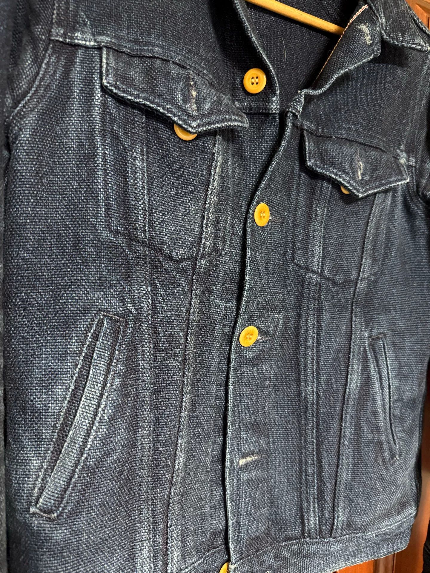 3sixteen 3sixteen Sashiko Fabric Jacket Medium Size US M / EU 48-50 / 2 - 3 Thumbnail