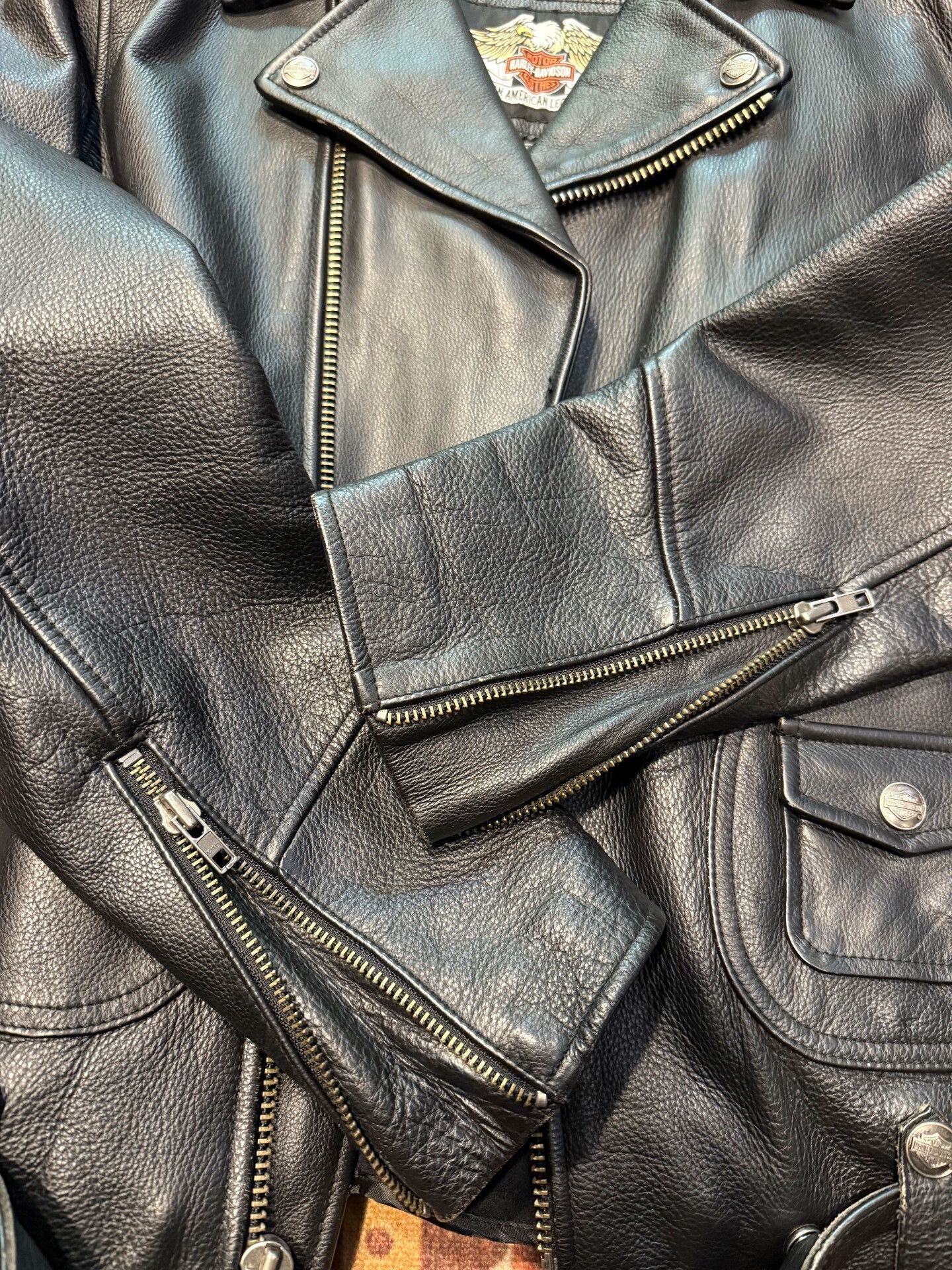 Harley Davidson Harley Davidson Leather Motorcycle Jacket Size US M / EU 48-50 / 2 - 5 Thumbnail
