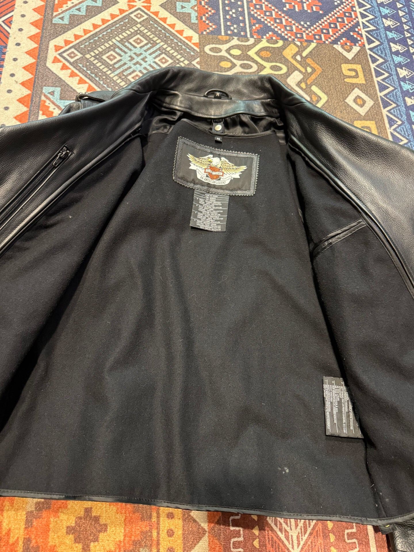Harley Davidson Harley Davidson Leather Motorcycle Jacket Size US M / EU 48-50 / 2 - 4 Thumbnail