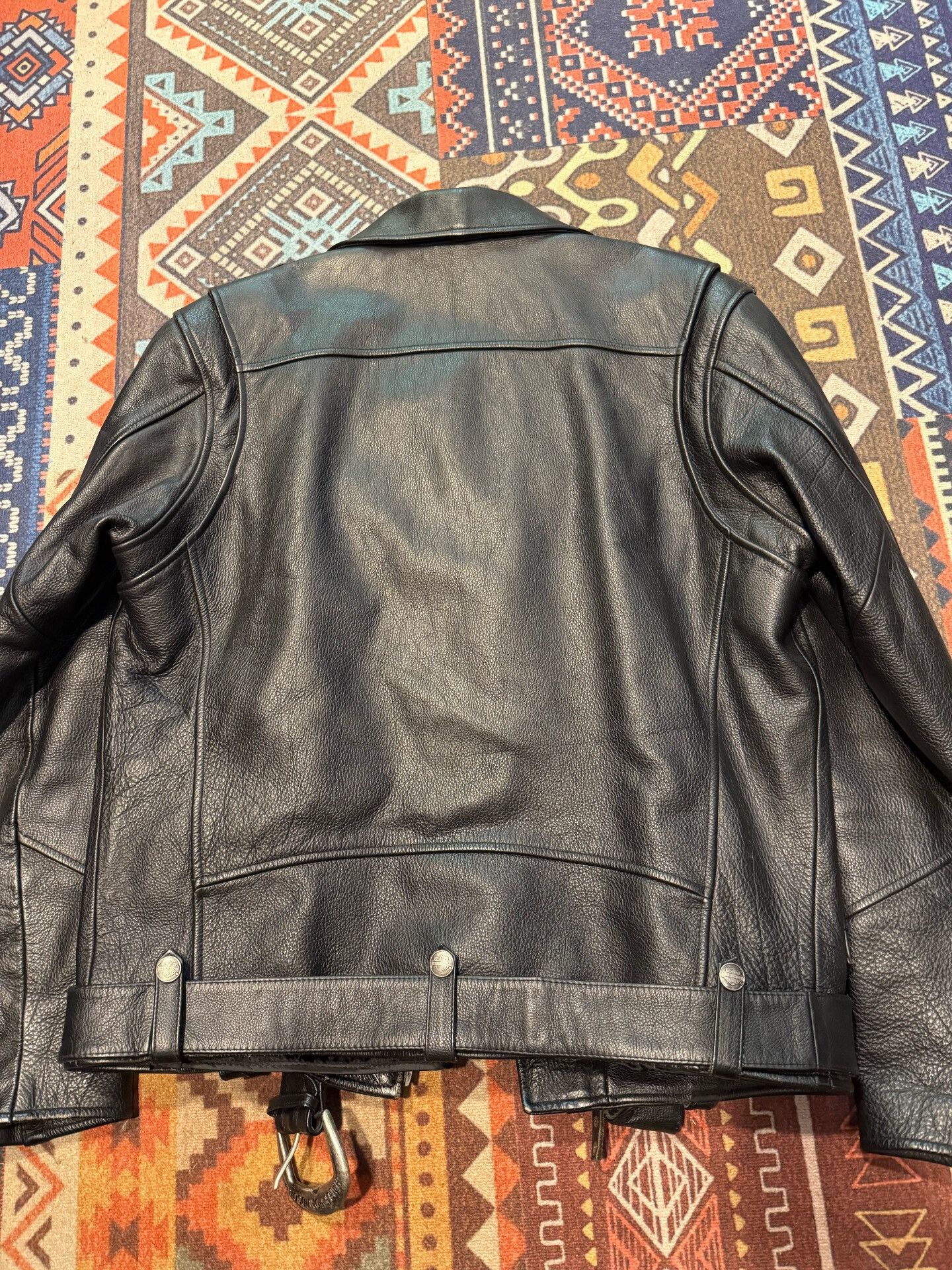 Harley Davidson Harley Davidson Leather Motorcycle Jacket Size US M / EU 48-50 / 2 - 2 Thumbnail