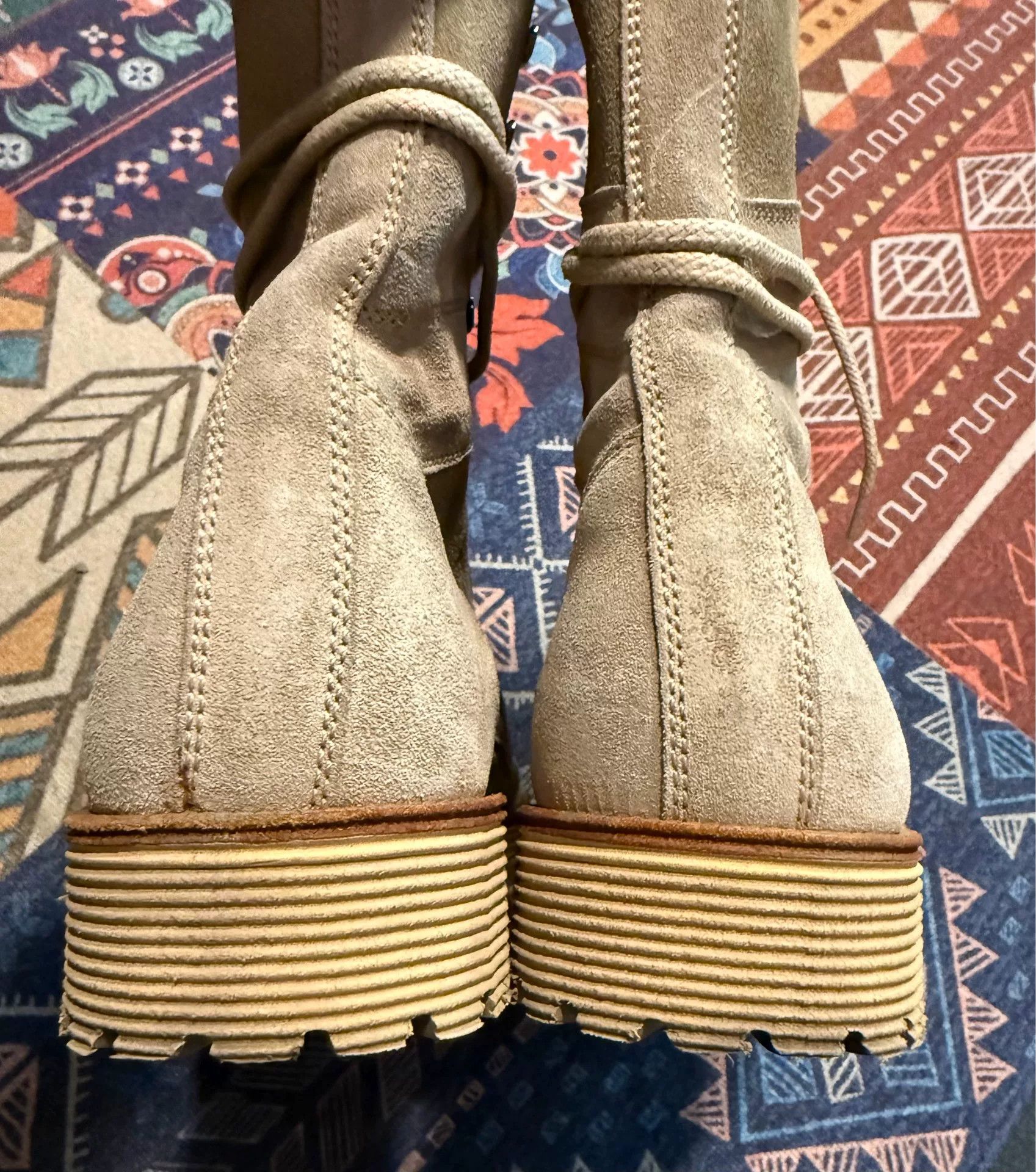 Dolce & Gabbana Dolce Gabbana Suede Combat Boots Size US 6.5 / EU 39-40 - 3 Thumbnail