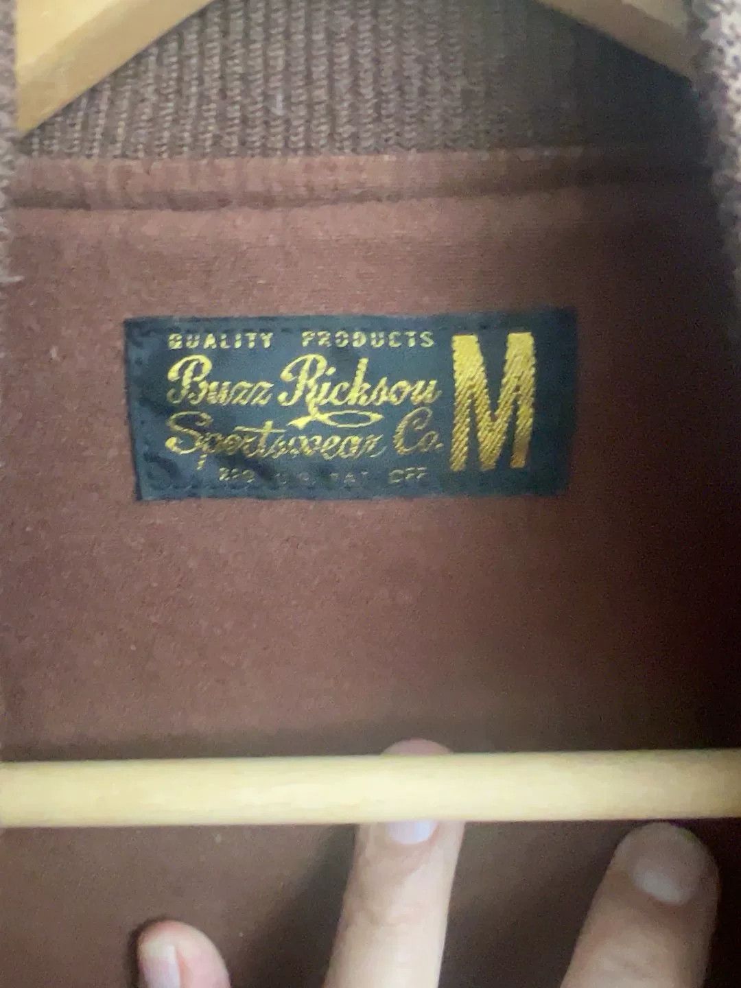 Buzz Rickson's Buzz Rickson's A1 Jacket Sportswear Wool Blend Size US M / EU 48-50 / 2 - 2 Thumbnail