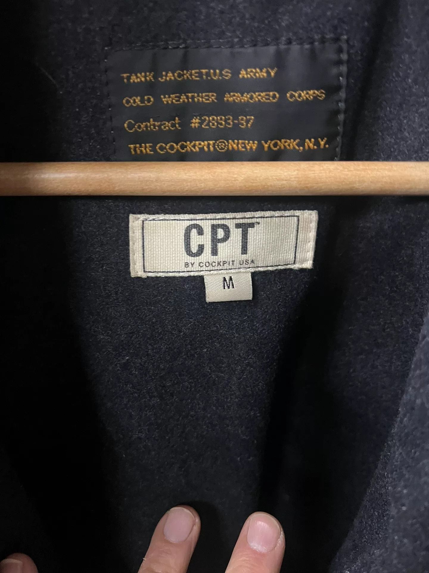 Cockpit USA Black Genuine Goatskin Cockpit Jacket Size US M / EU 48-50 / 2 - 2 Thumbnail