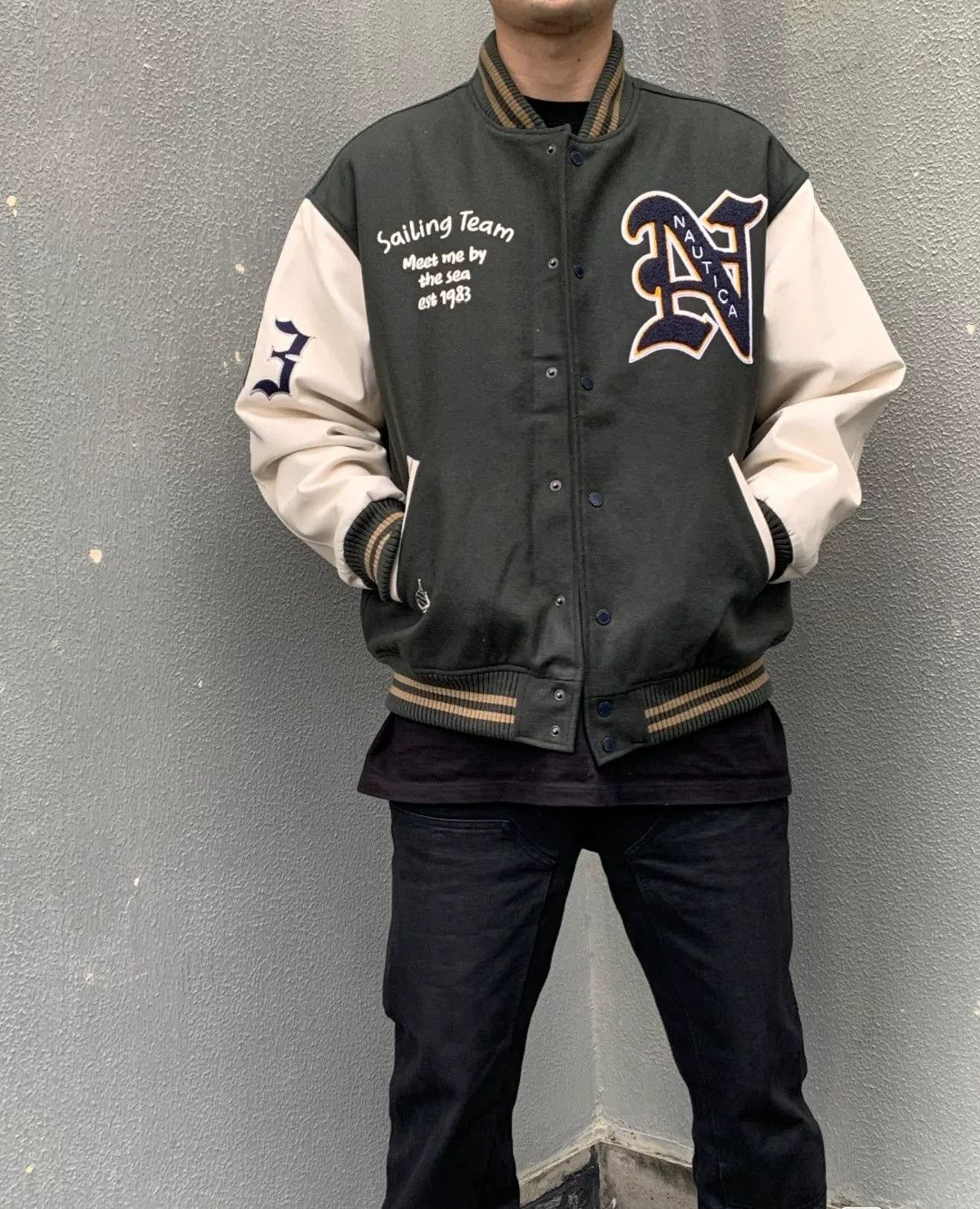 Nautica Nautica Cityboy Baseball Jacket Size US XL / EU 56 / 4 - 8 Thumbnail