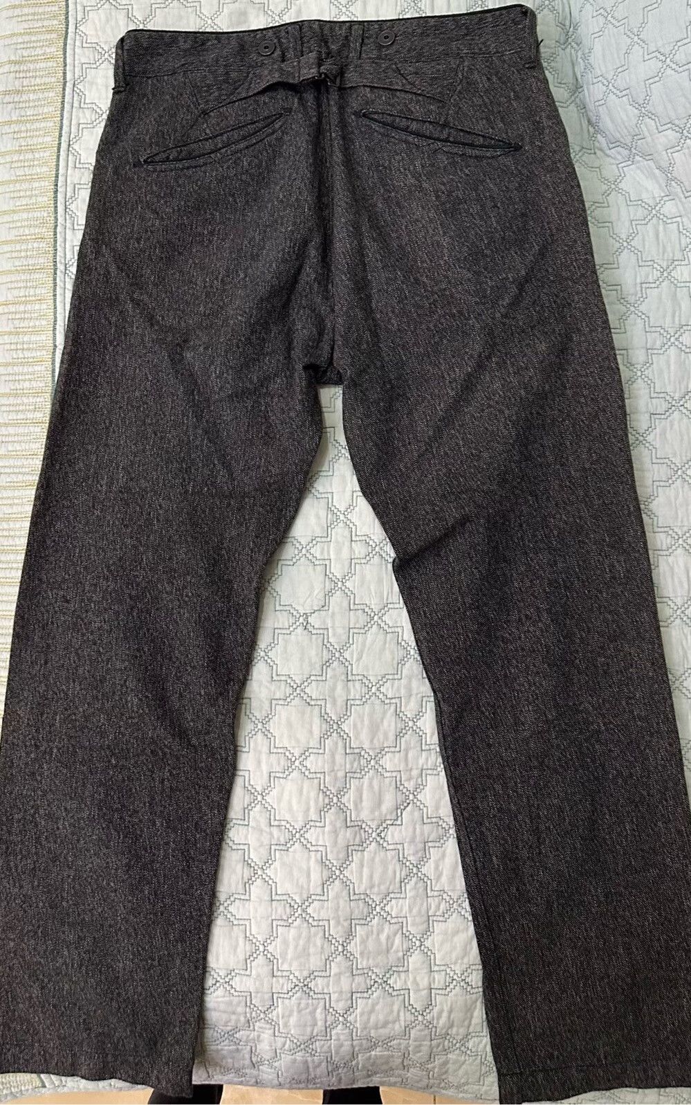 Stevenson Overall Co. Casual Pepper Salt Pants by Stevenson Voerall Size US 30 / EU 46 - 5 Thumbnail