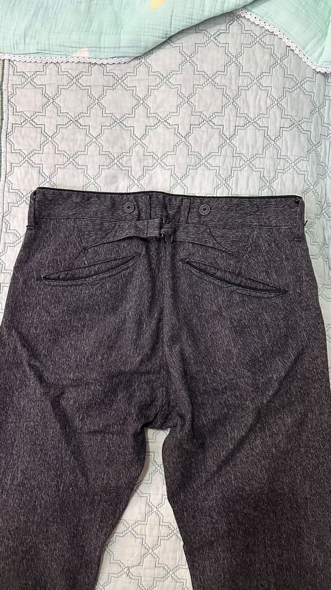 Stevenson Overall Co. Casual Pepper Salt Pants by Stevenson Voerall Size US 30 / EU 46 - 7 Thumbnail