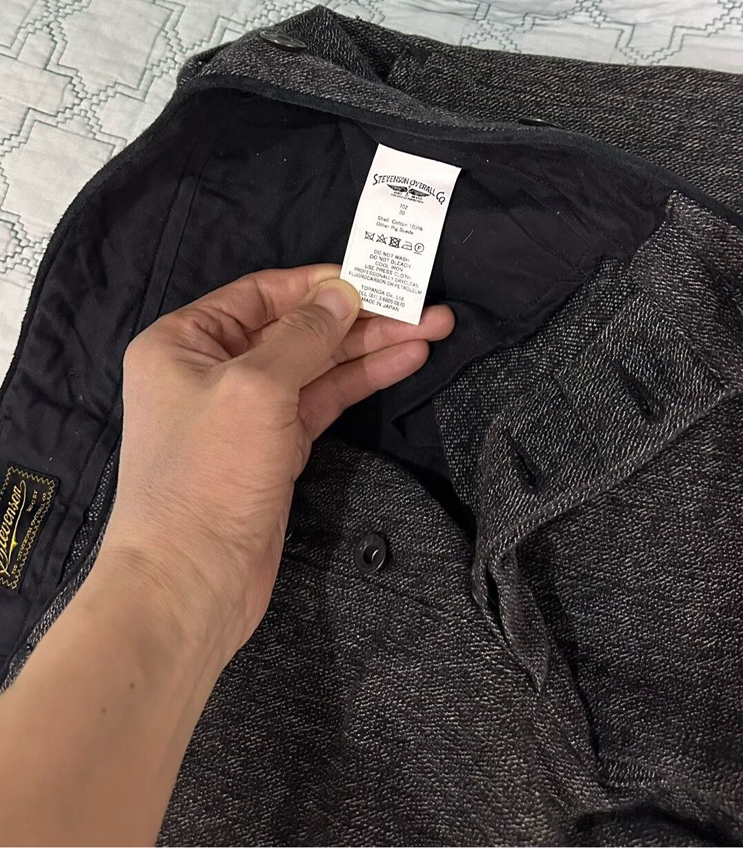 Stevenson Overall Co. Casual Pepper Salt Pants by Stevenson Voerall Size US 30 / EU 46 - 4 Thumbnail