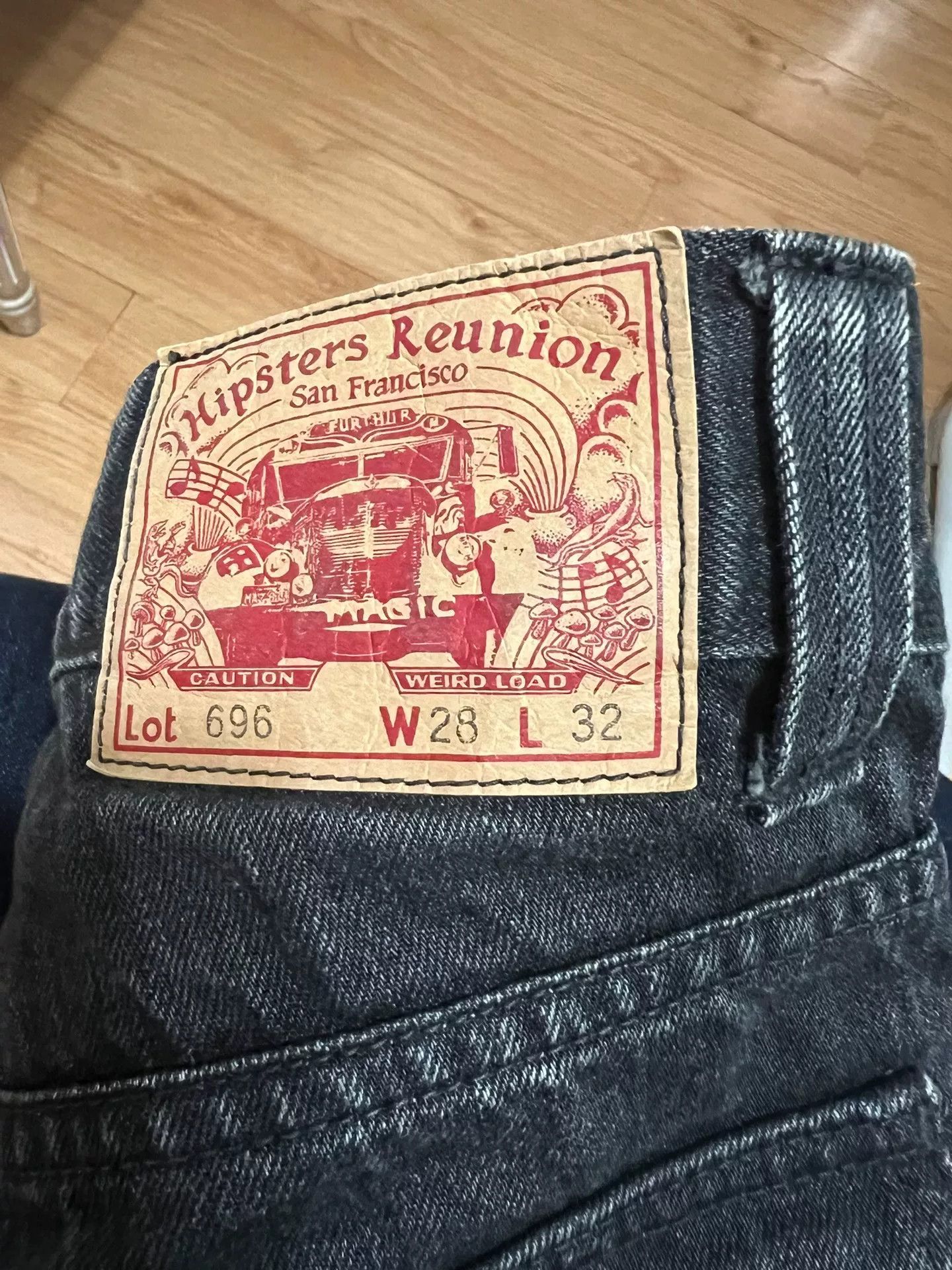 Freewheelers Freewheelers Skull Horse Denim Pants Size 28 Size US 28 / EU 44 - 4 Thumbnail