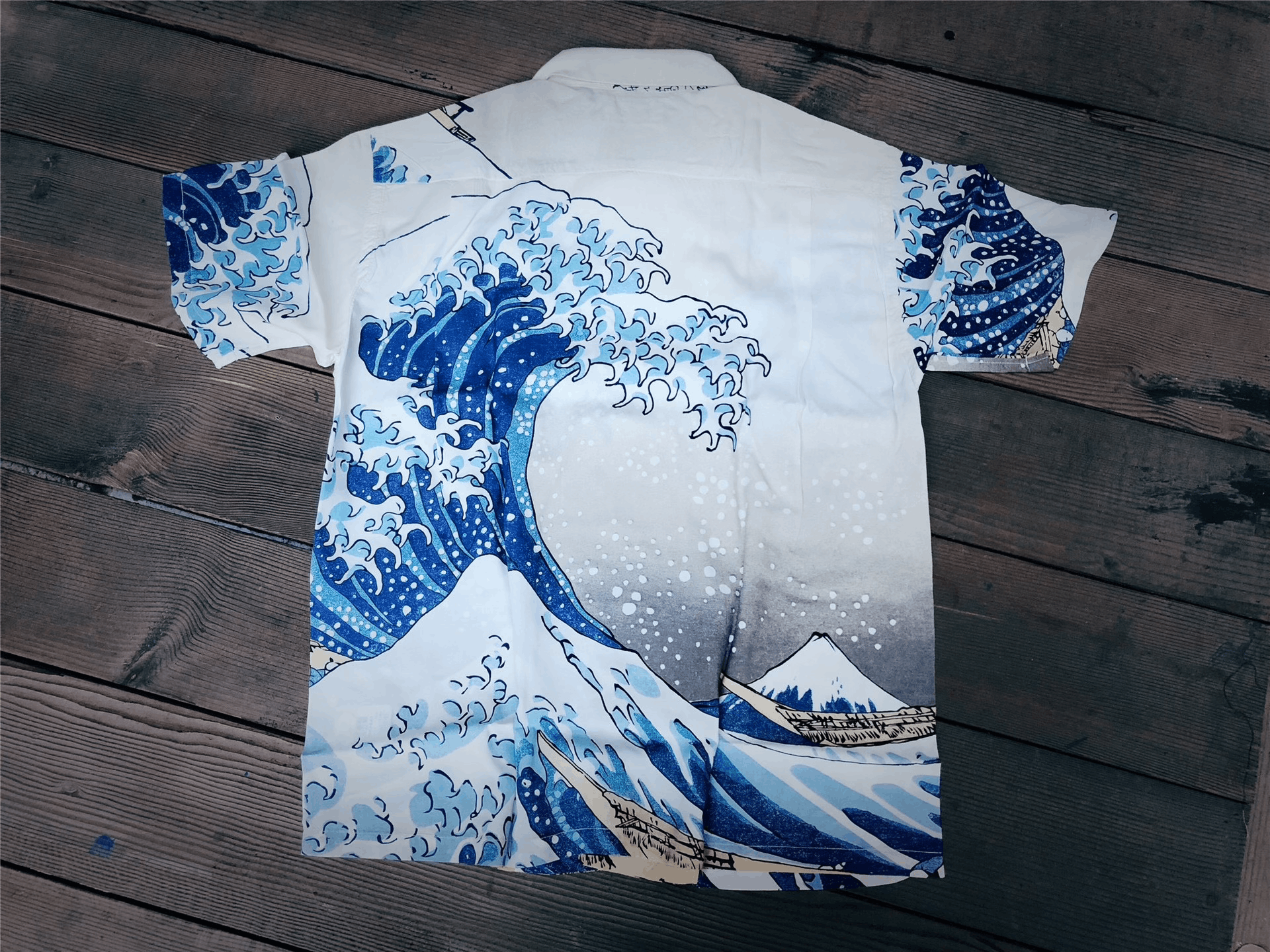Sun Surf Sunsurf Hawaiian Shirt with Hokusai Print Size US M / EU 48-50 / 2 - 3 Thumbnail