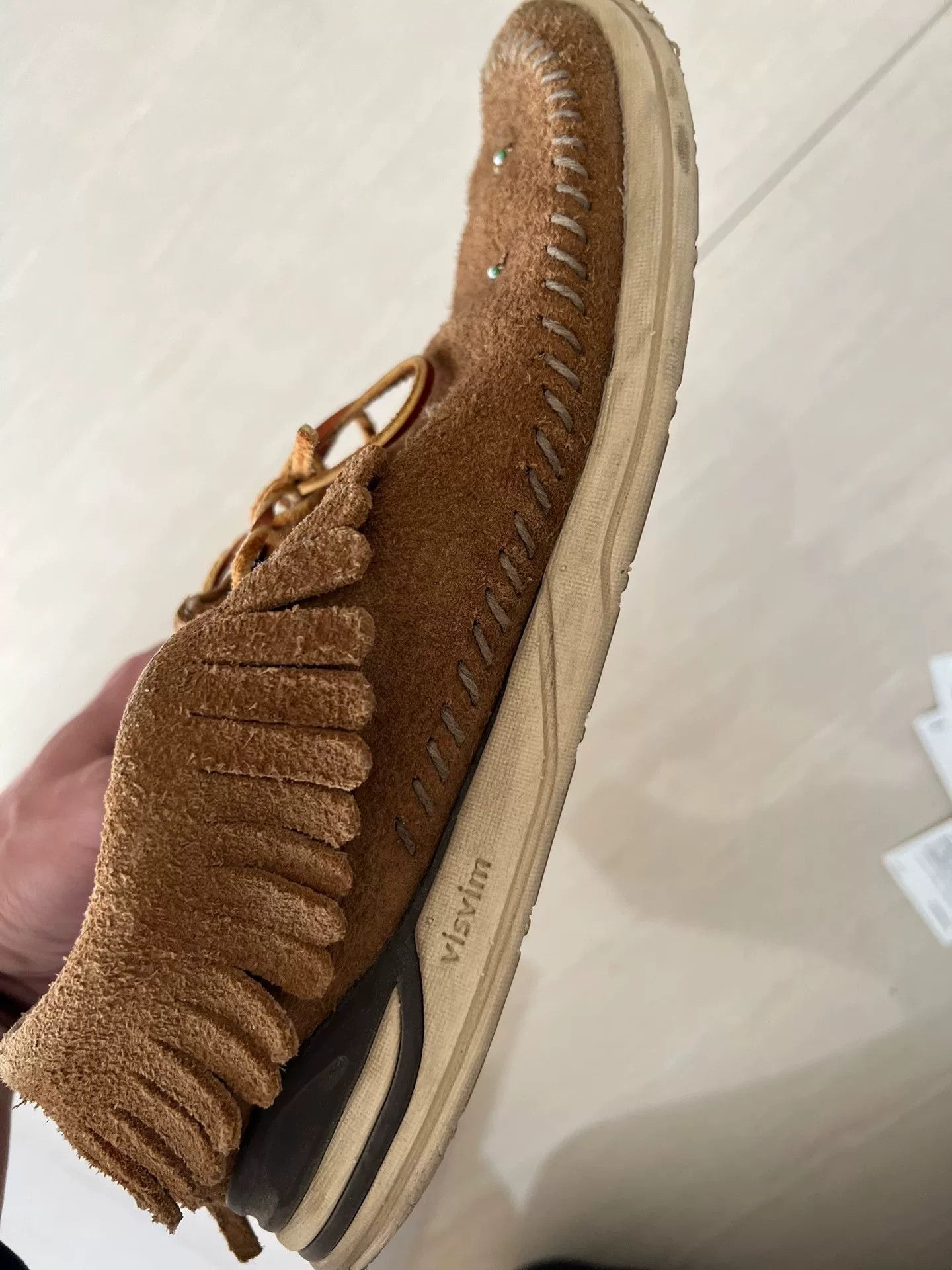 Visvim visvim FBT Suede Shoes in Beige Size US 9 / EU 42 - 9 Thumbnail