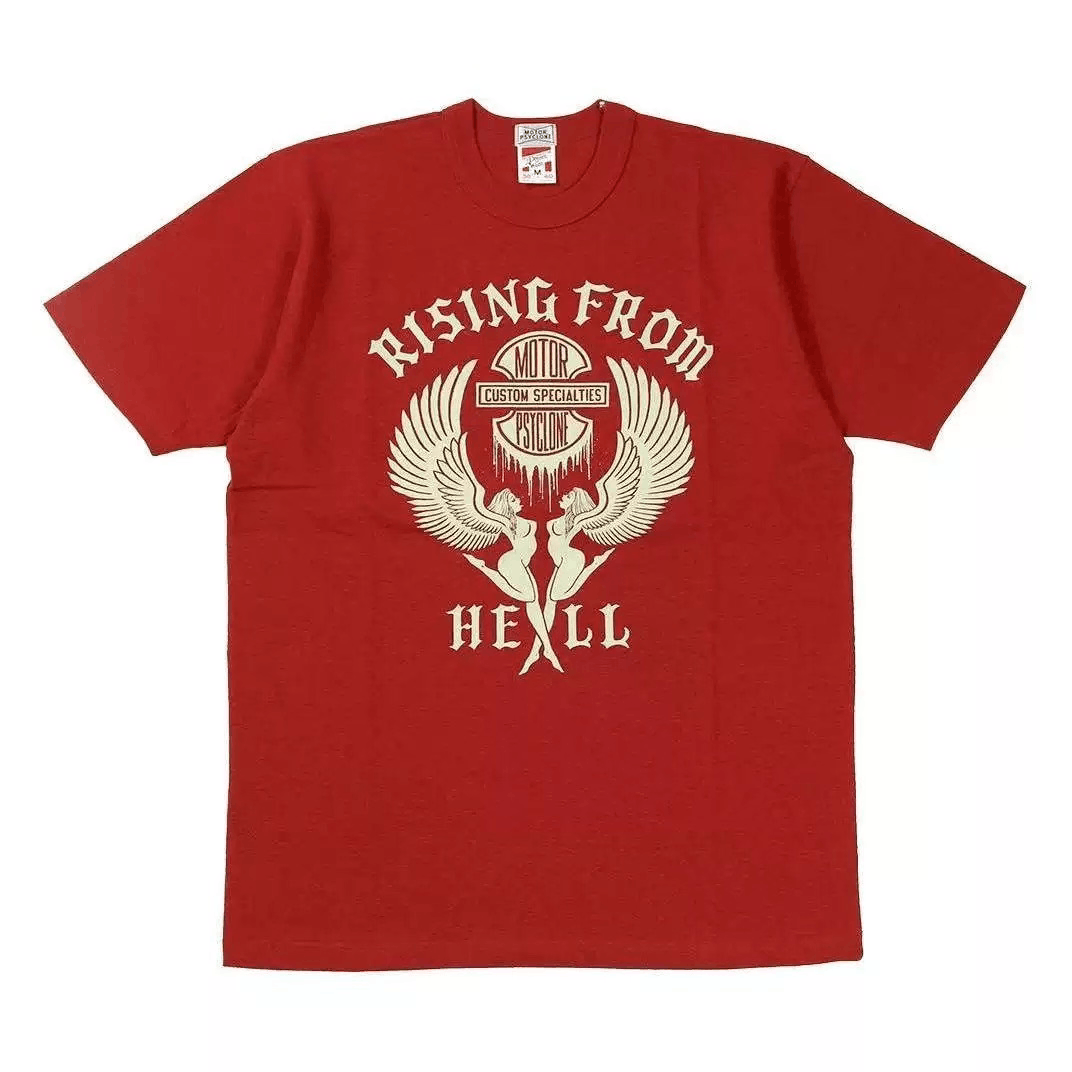 Freewheelers Freewheelers Red Short Sleeve T-Shirt Size US M / EU 48-50 / 2 - 2 Thumbnail