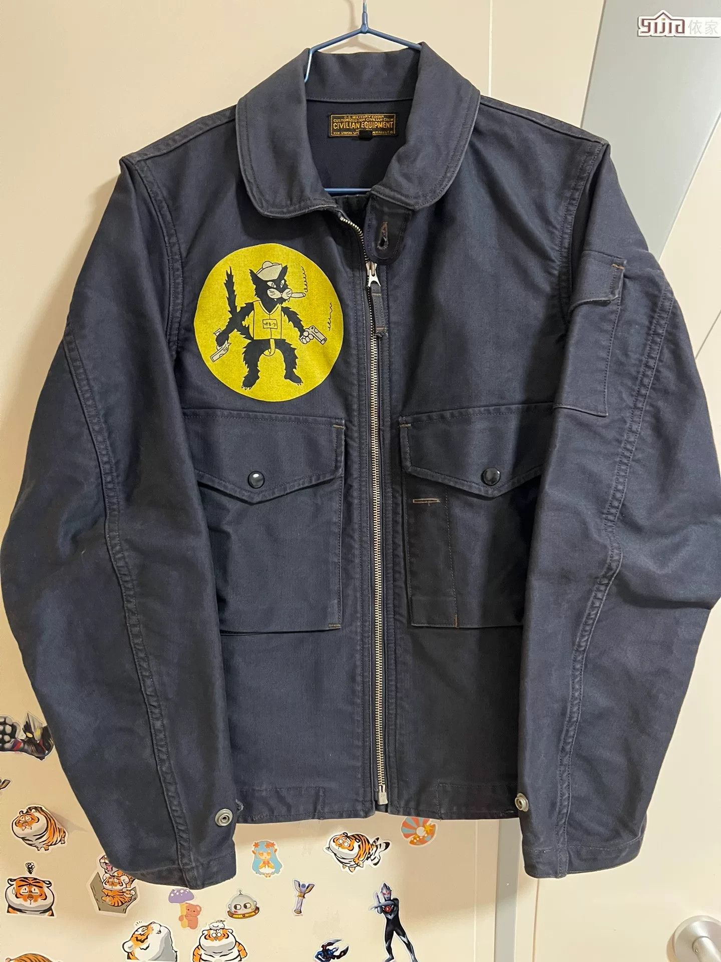 Freewheelers US Navy Black Cats Deck Jacket Size US M / EU 48-50 / 2 - 3 Thumbnail