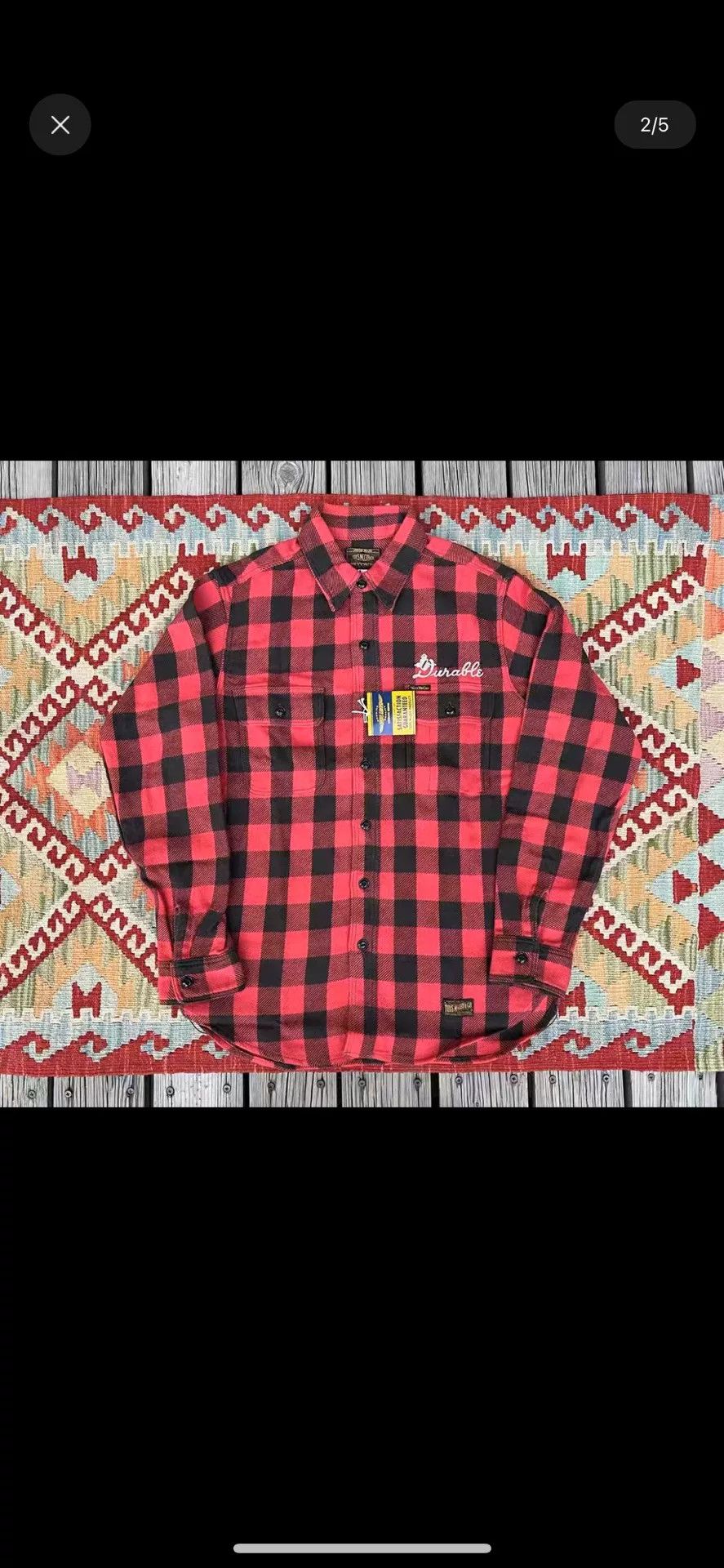 TOYS McCOY Toysmccoy Flannel Checkered Shirt Set Size US M / EU 48-50 / 2 - 2 Thumbnail