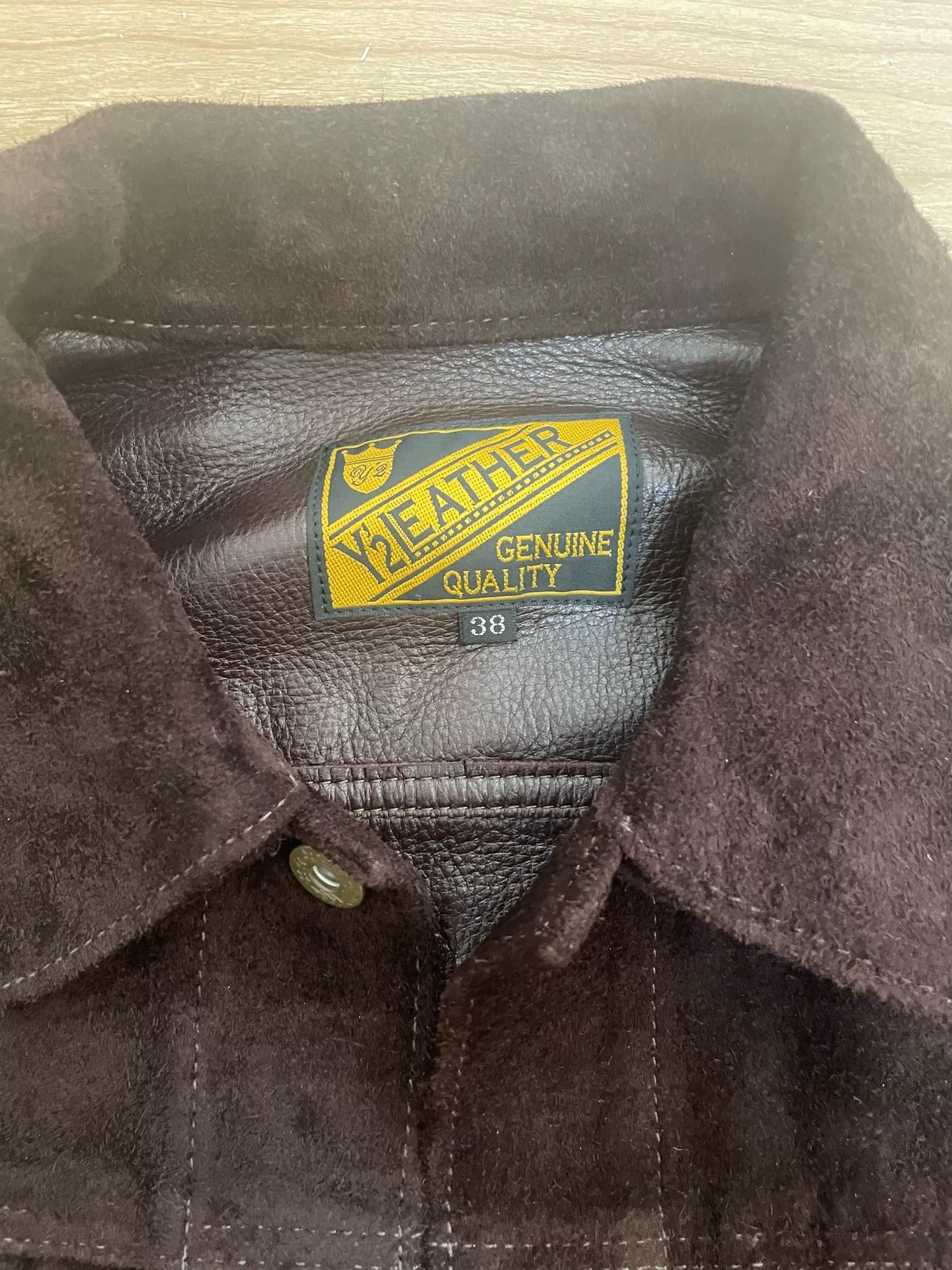 Y'2 Leather Vintage Y2 Leather Jacket in Deep Brown Size US M / EU 48-50 / 2 - 2 Thumbnail