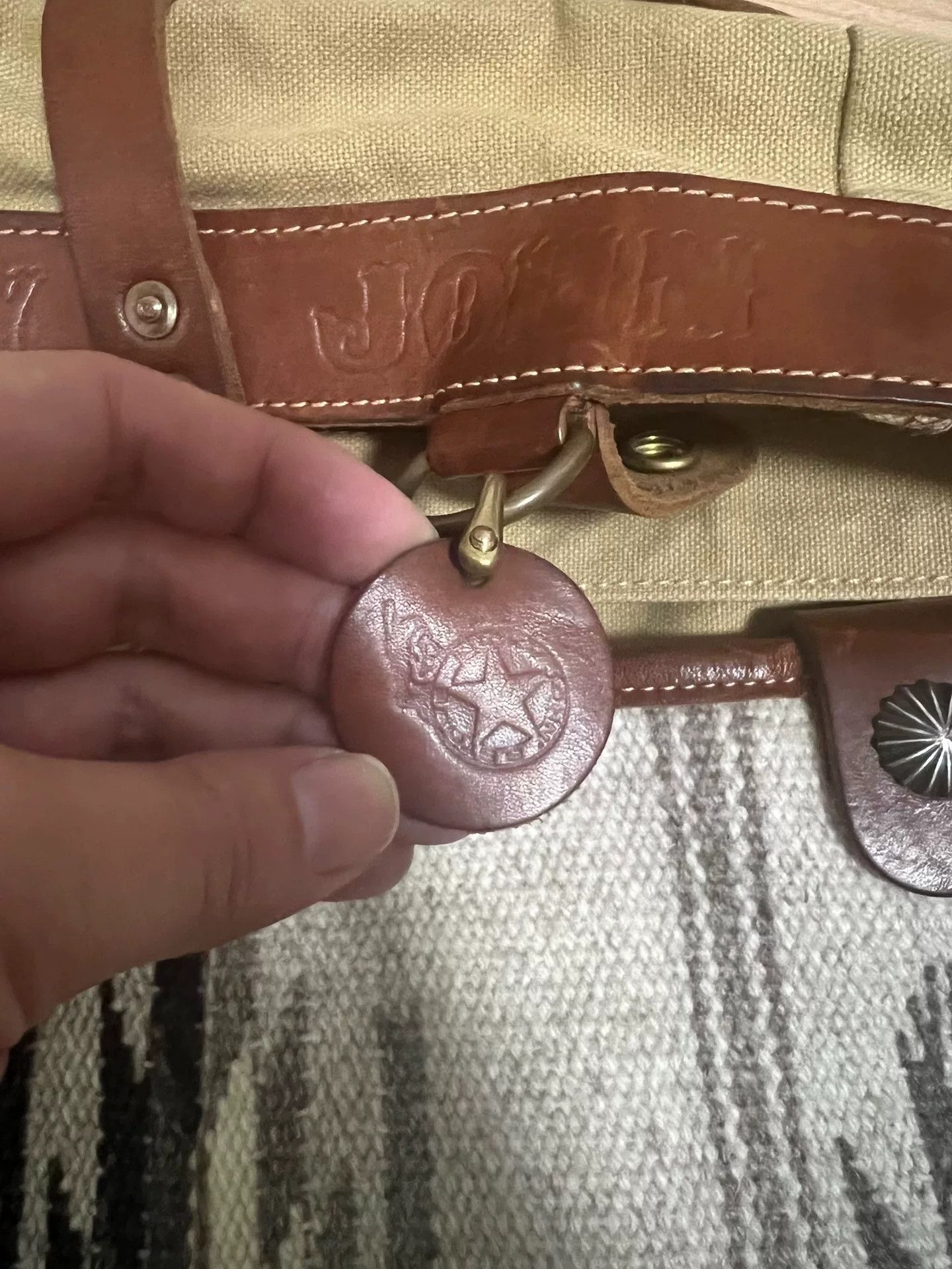 Lucky Brand Vintage Leather Backpack with Silver Details Size ONE SIZE - 3 Thumbnail