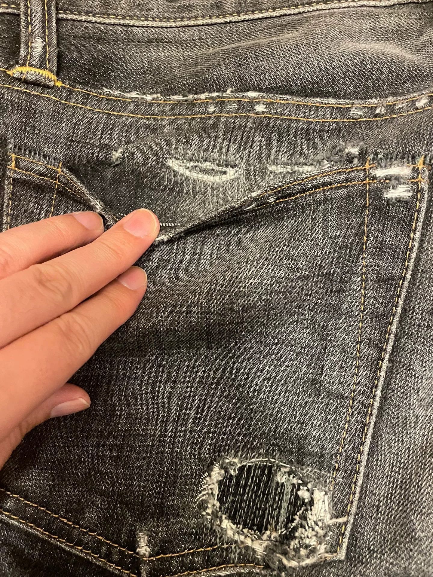 RRL Ralph Lauren Double Rl Slim Narrow Black Jeans Size US 28 / EU 44 - 8 Thumbnail