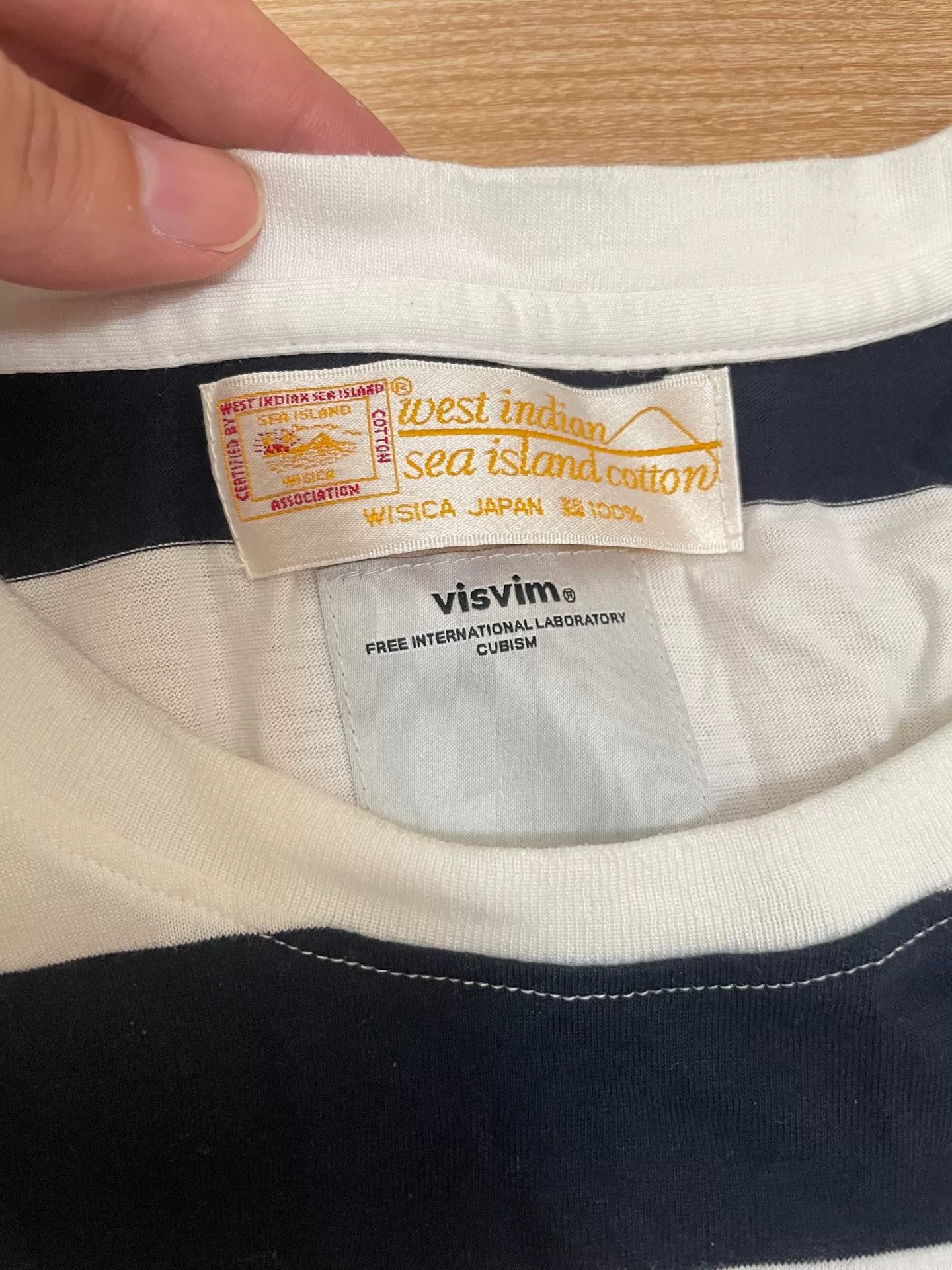 Visvim Visvim Sea Island Cotton Striped T-Shirt Size US M / EU 48-50 / 2 - 5 Thumbnail