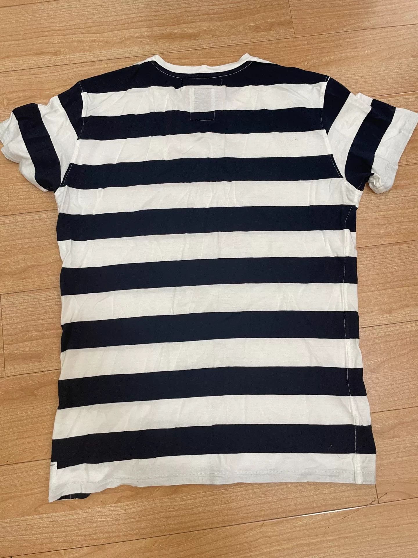 Visvim Visvim Sea Island Cotton Striped T-Shirt Size US M / EU 48-50 / 2 - 2 Thumbnail