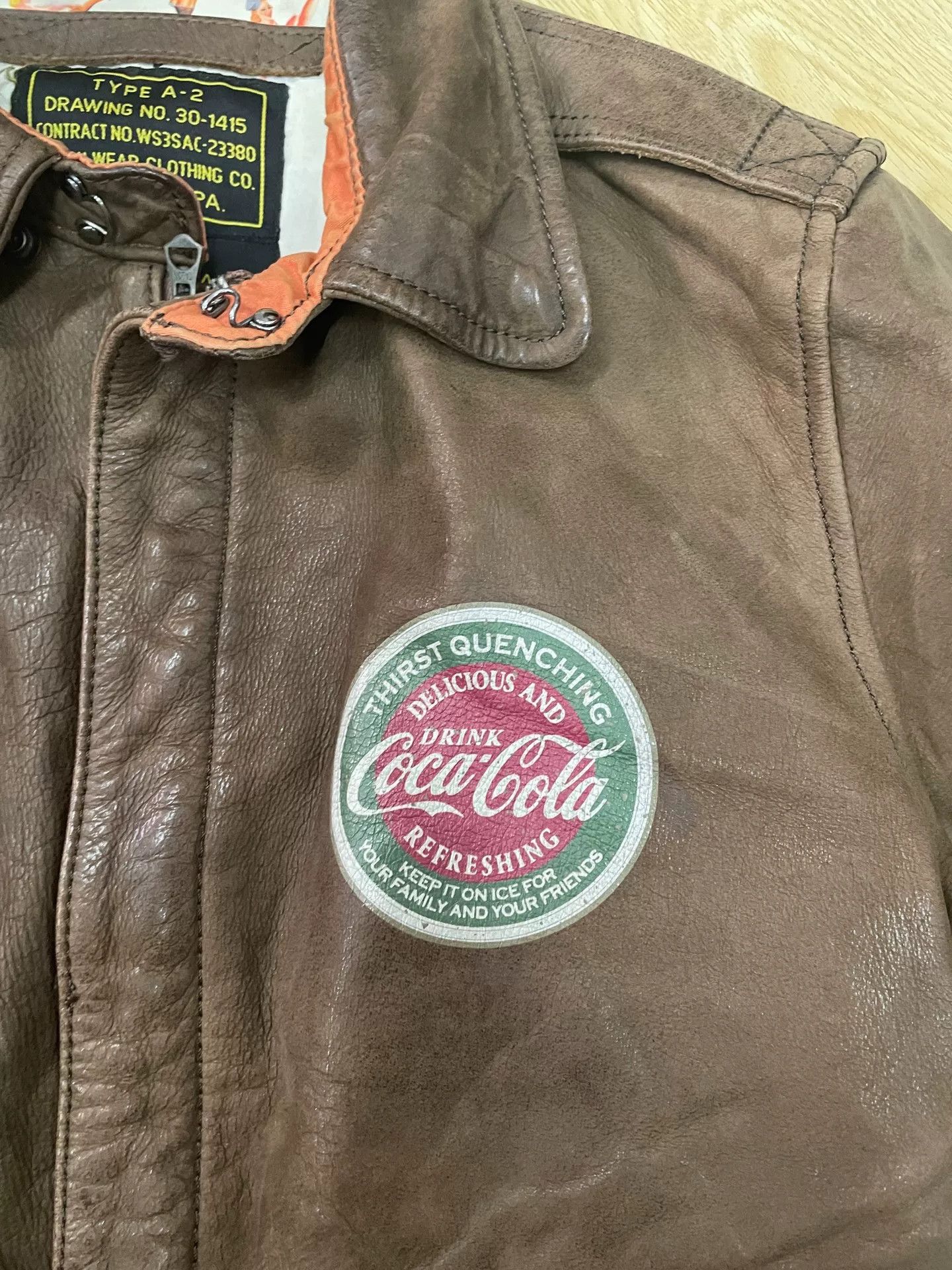 TOYS McCOY Toys McCoy A2 Leather Jacket Size US S / EU 44-46 / 1 - 2 Thumbnail