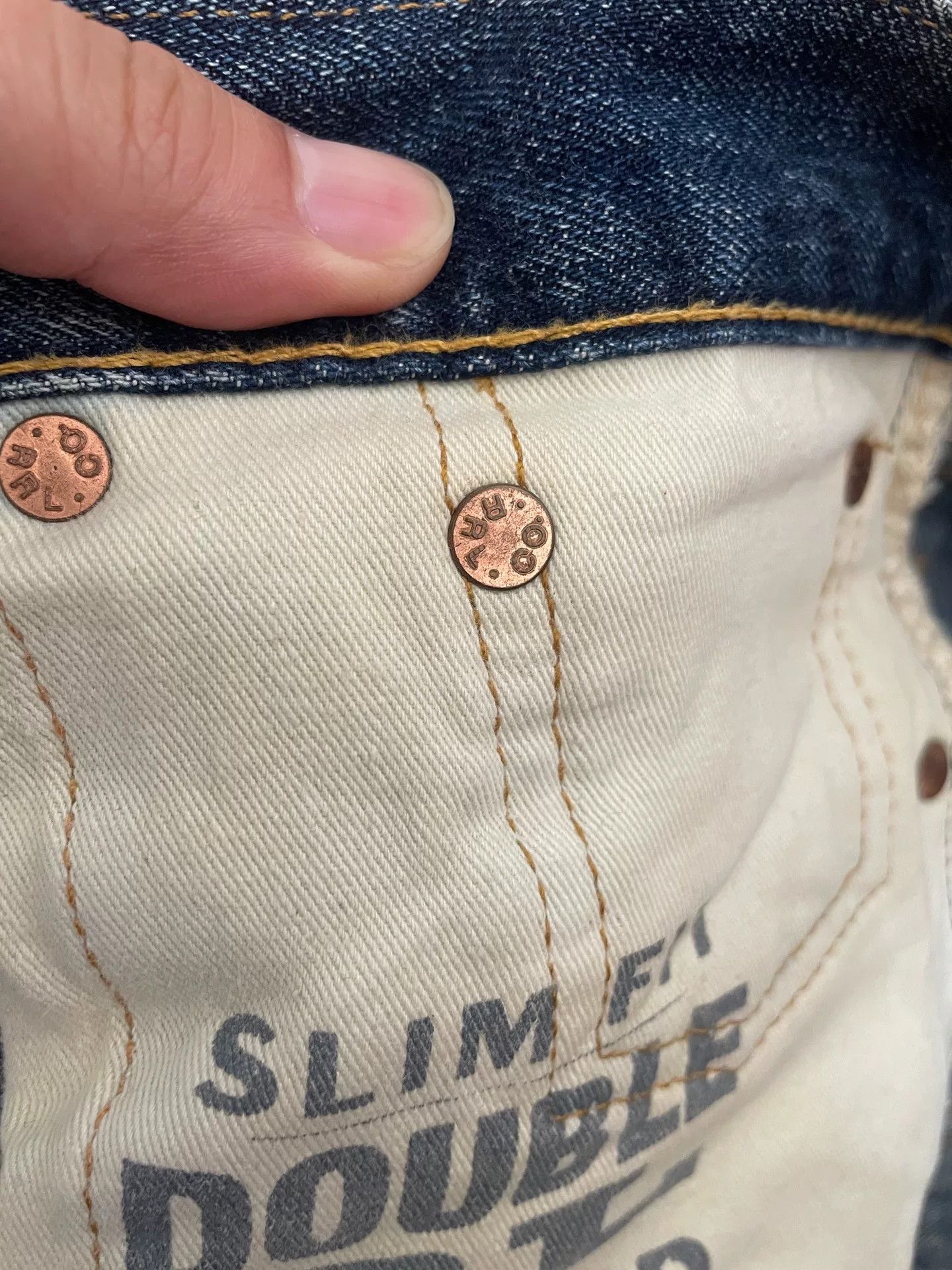 RRL Ralph Lauren Double RL Distressed Denim Jeans Size 29/30 Size US 29 - 8 Thumbnail