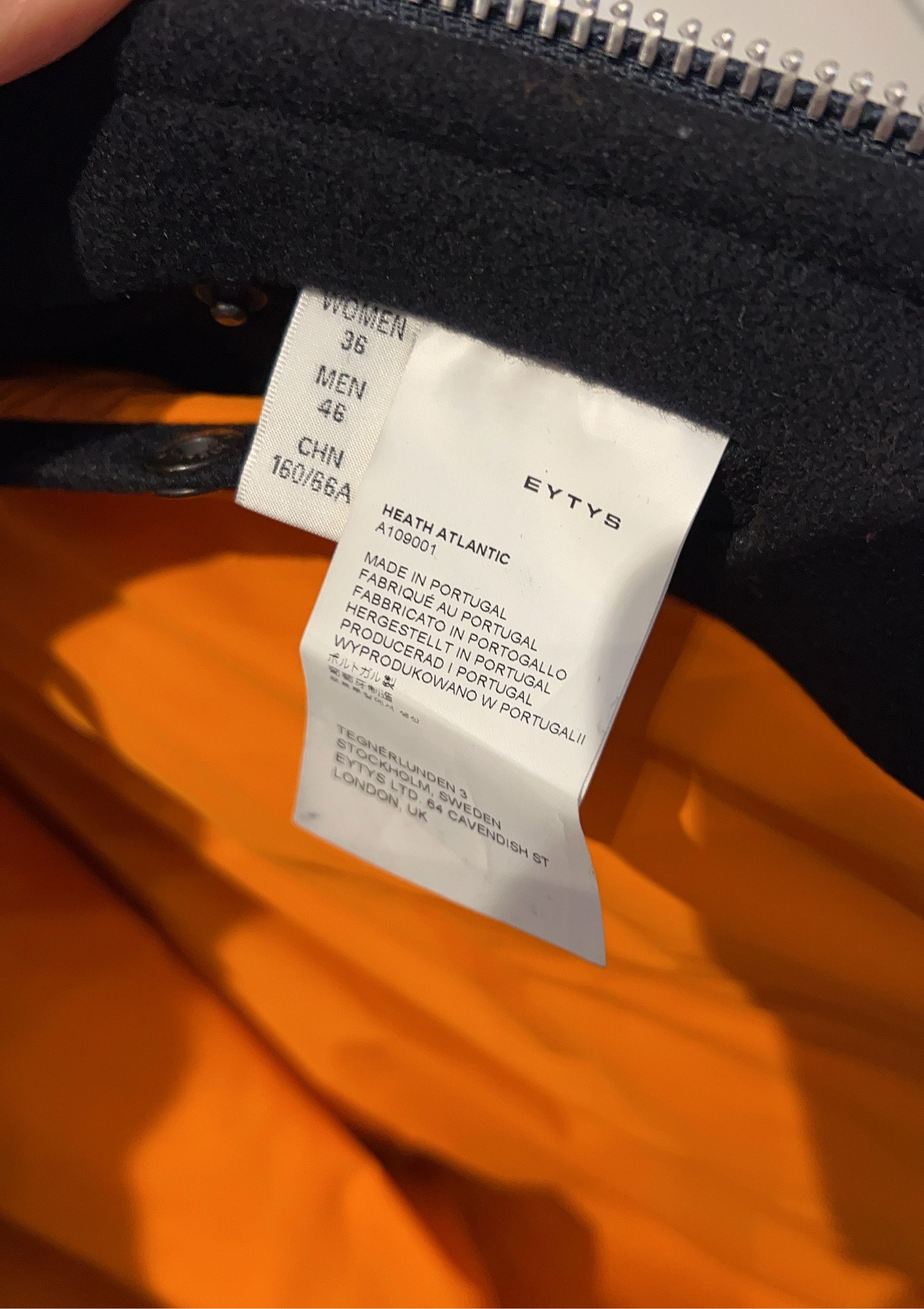 Eytys Eytys Heath Atlantic Jacket Size US M / EU 48-50 / 2 - 5 Thumbnail
