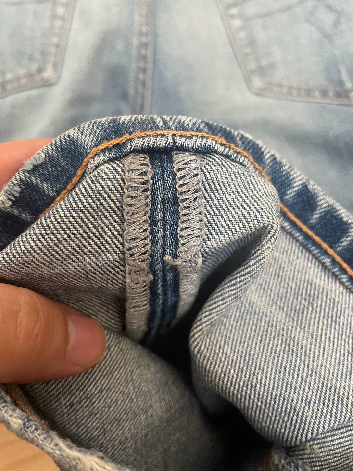 RRL Ralph Lauren RRL Distressed Denim Jeans Size 31 Size US 31 - 8 Thumbnail