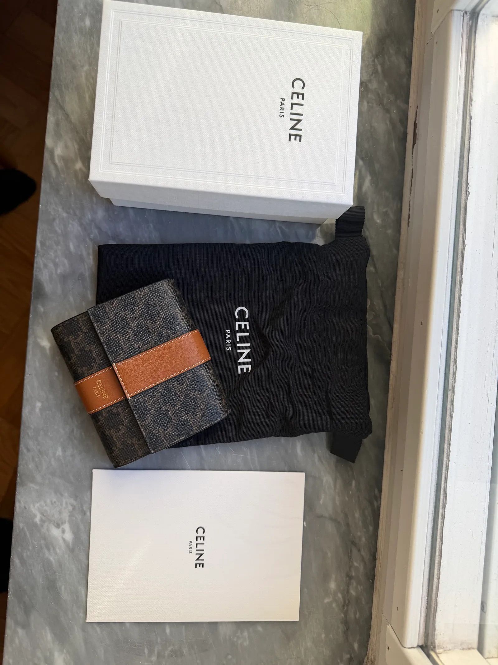 Celine Celine Small trifold wallet Wallet Size ONE SIZE - 2 Thumbnail