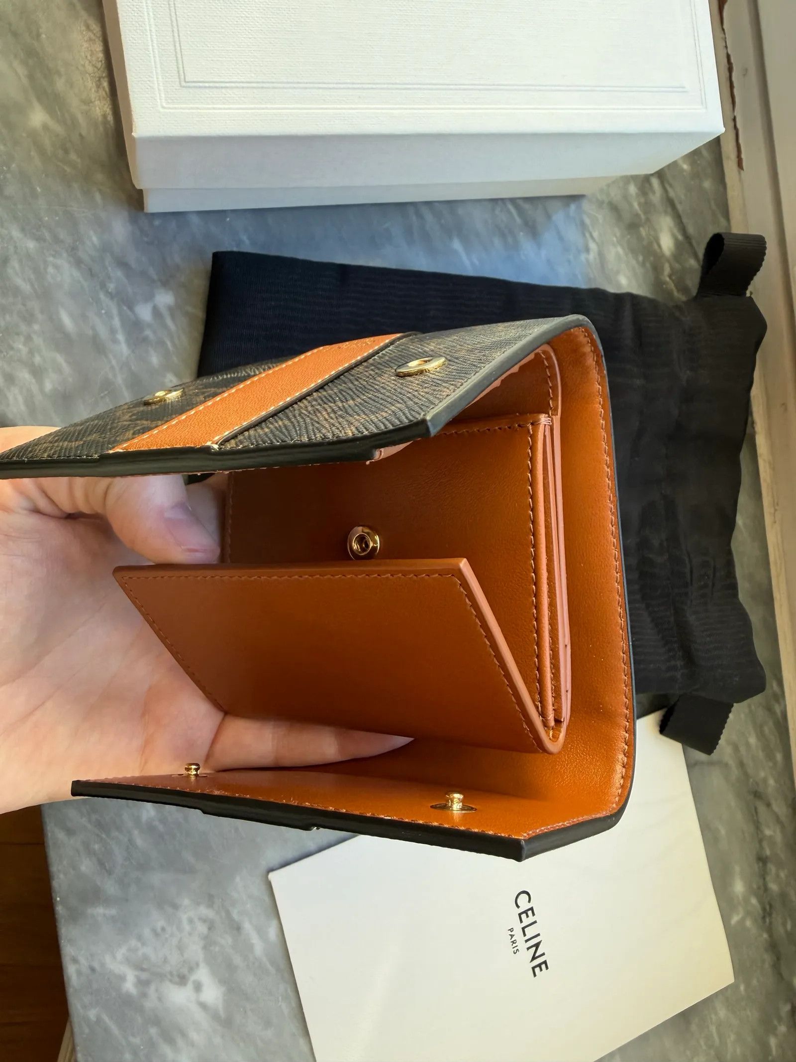 Celine Celine Small trifold wallet Wallet Size ONE SIZE - 3 Thumbnail