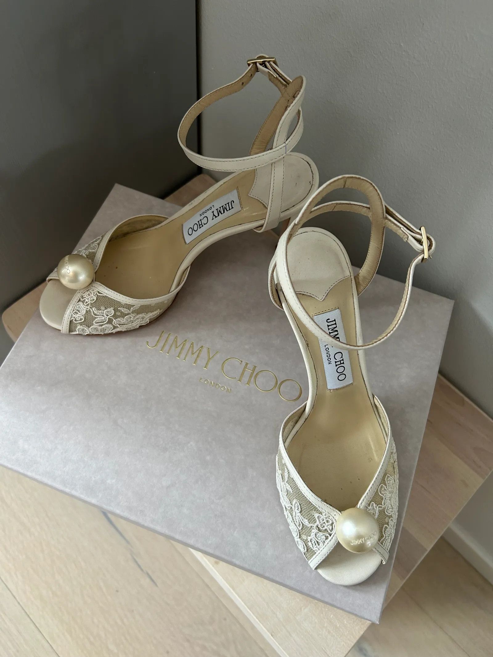 Jimmy Choo Jimmy Choo Sacora Heels Size US 7 / IT 37 - 2 Thumbnail