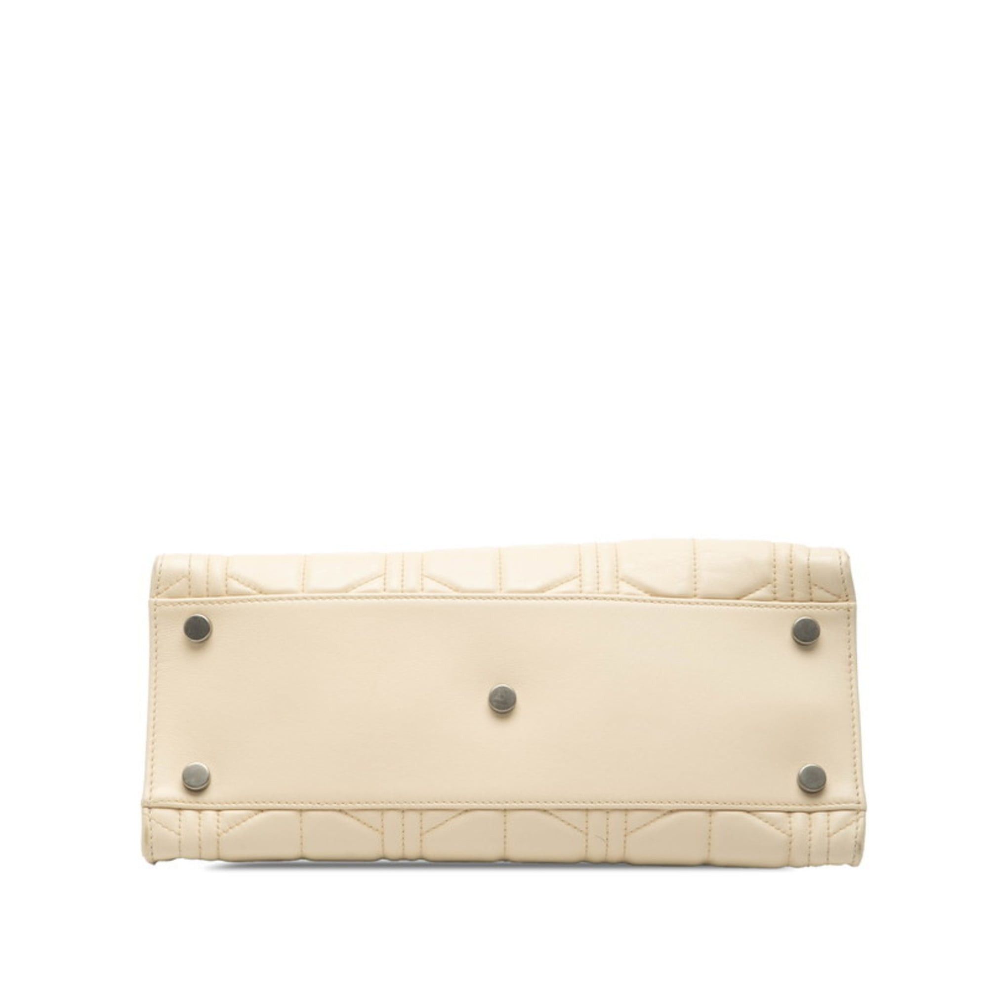 Gucci Gucci Dionysus Handbag/Shoulder Bag 2WAY 444073 White Leather Women's GUCCI Size ONE SIZE - 3 Thumbnail