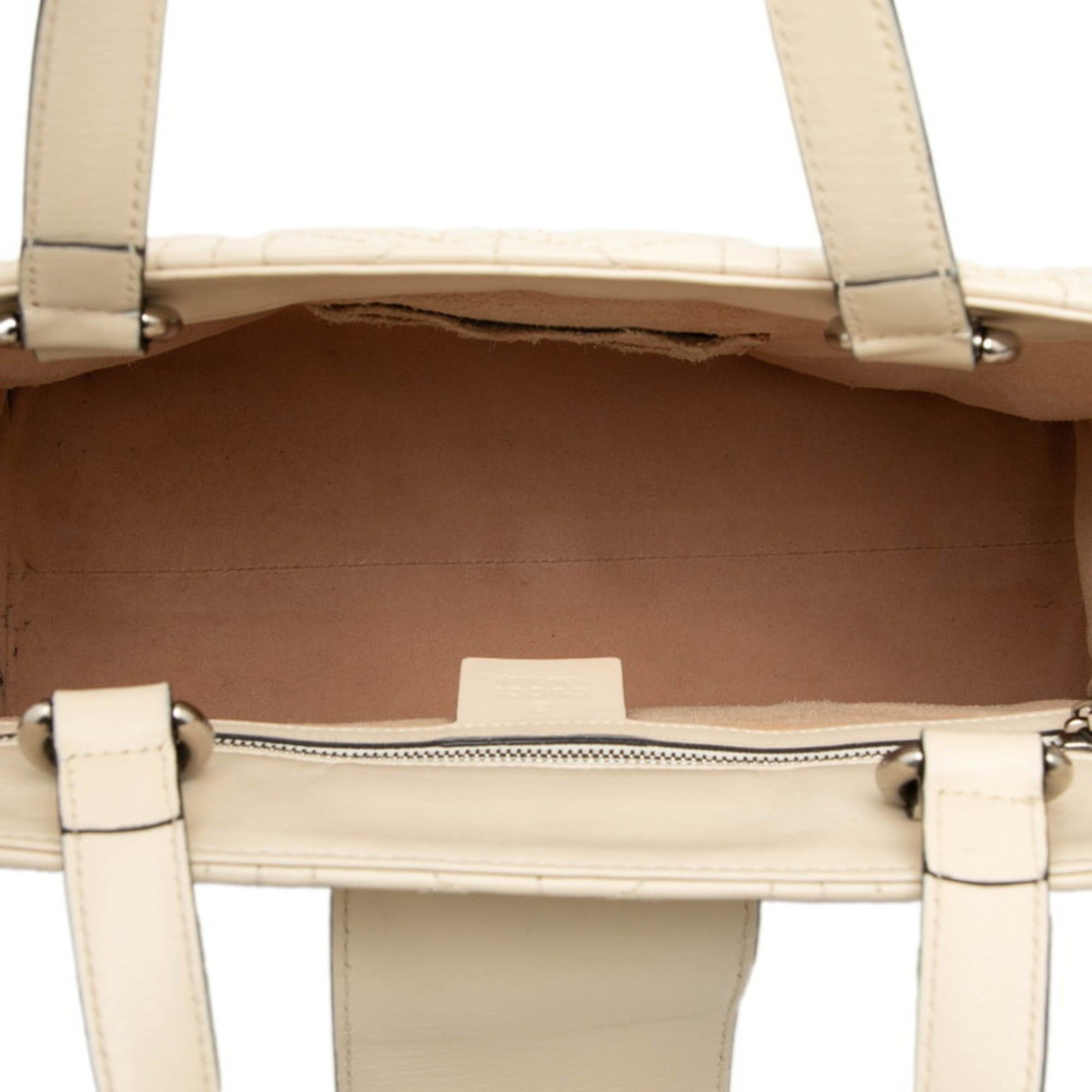 Gucci Gucci Dionysus Handbag/Shoulder Bag 2WAY 444073 White Leather Women's GUCCI Size ONE SIZE - 4 Thumbnail