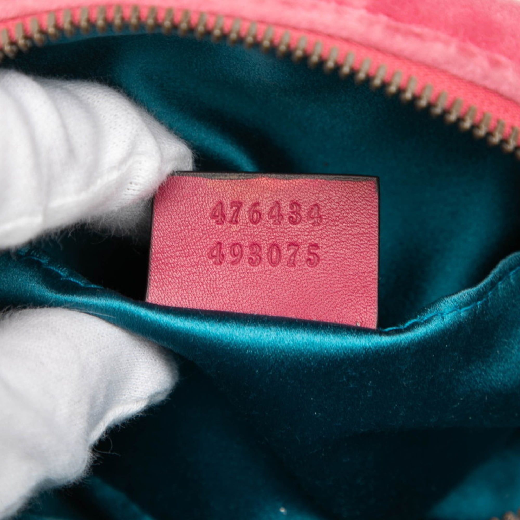 Gucci Gucci GG Marmont Quilted Body Bag/Waist Bag 476434 Pink Velvet Women's GUCCI Size ONE SIZE - 6 Thumbnail