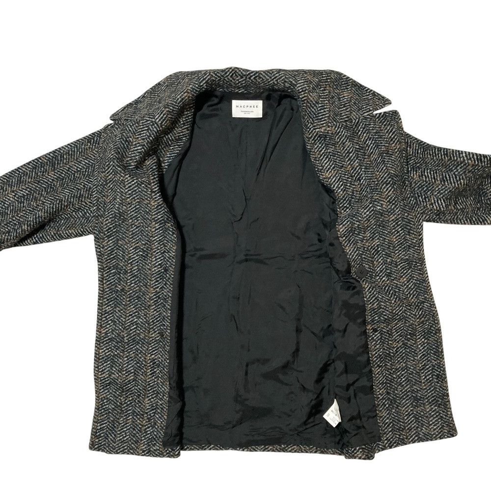 Other Other MACPHEE Herringbone Double-Breasted Coat Textile Outerwear DUTY FREE for USA Size ONE SIZE - 3 Thumbnail