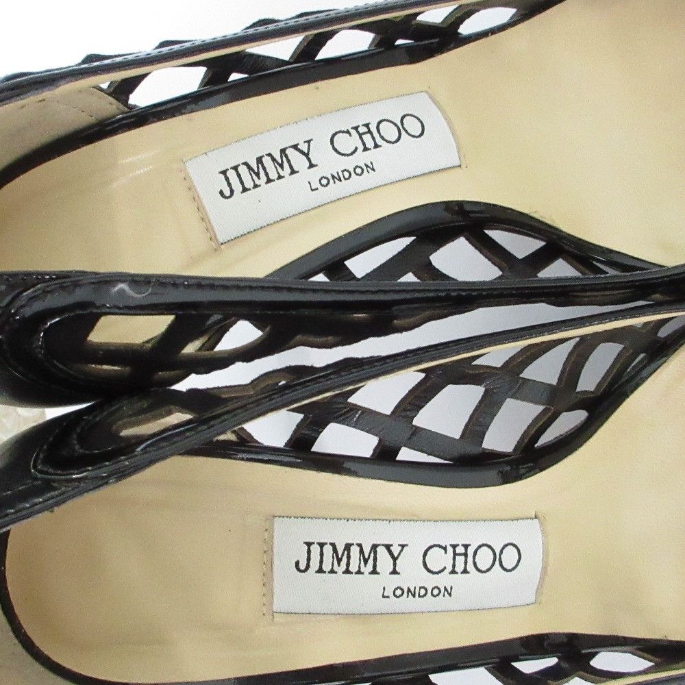 Jimmy Choo Jimmy Choo Jimmy Choo Cutwork Leather Pointed Toe Pumps Leather Shoes DUTY FREE for USA Size ONE SIZE - 5 Thumbnail