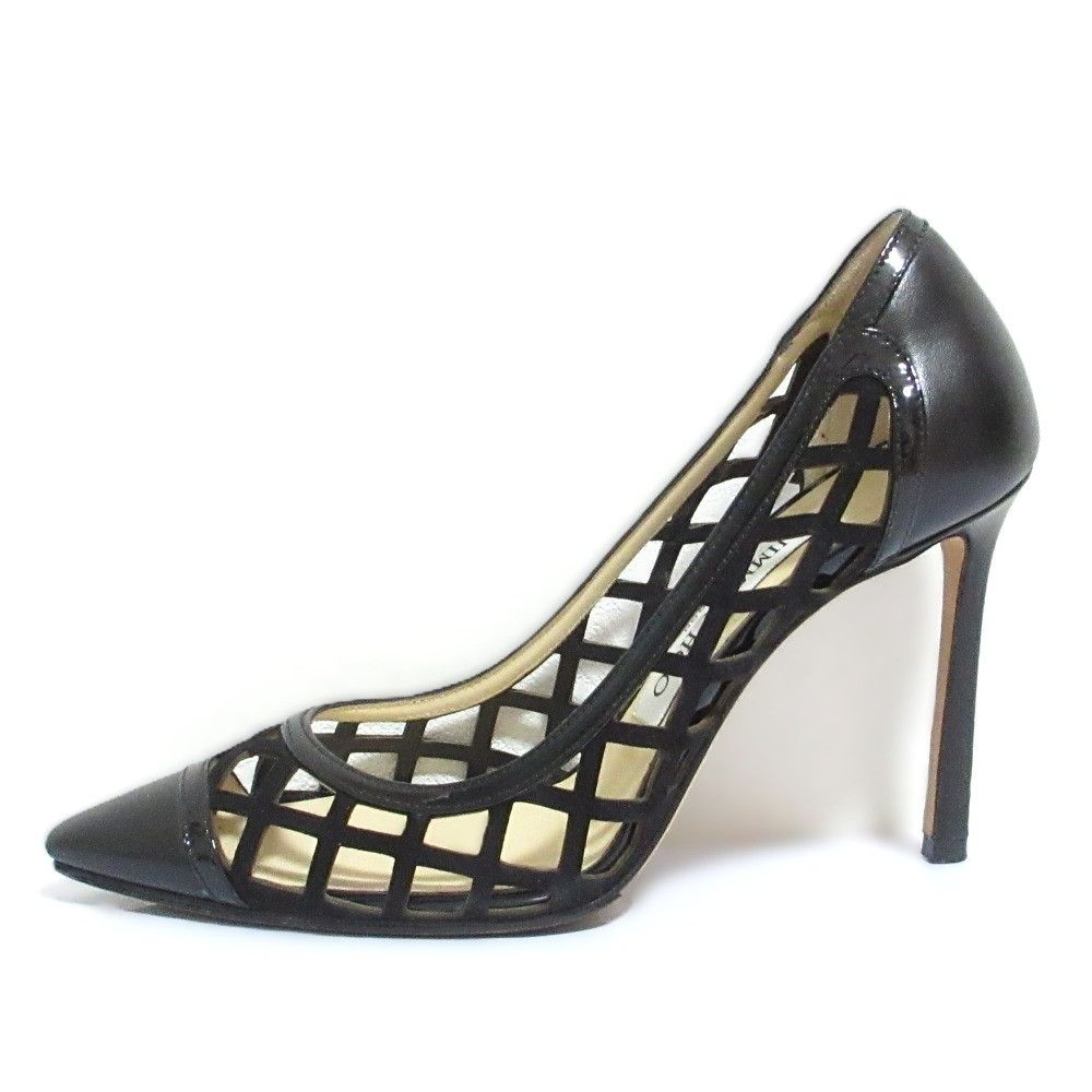 Jimmy Choo Jimmy Choo Jimmy Choo Cutwork Leather Pointed Toe Pumps Leather Shoes DUTY FREE for USA Size ONE SIZE - 2 Thumbnail