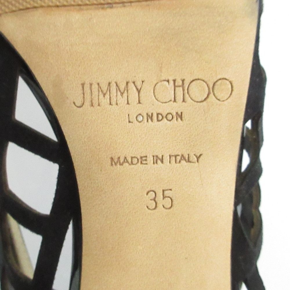 Jimmy Choo Jimmy Choo Jimmy Choo Cutwork Leather Pointed Toe Pumps Leather Shoes DUTY FREE for USA Size ONE SIZE - 8 Thumbnail