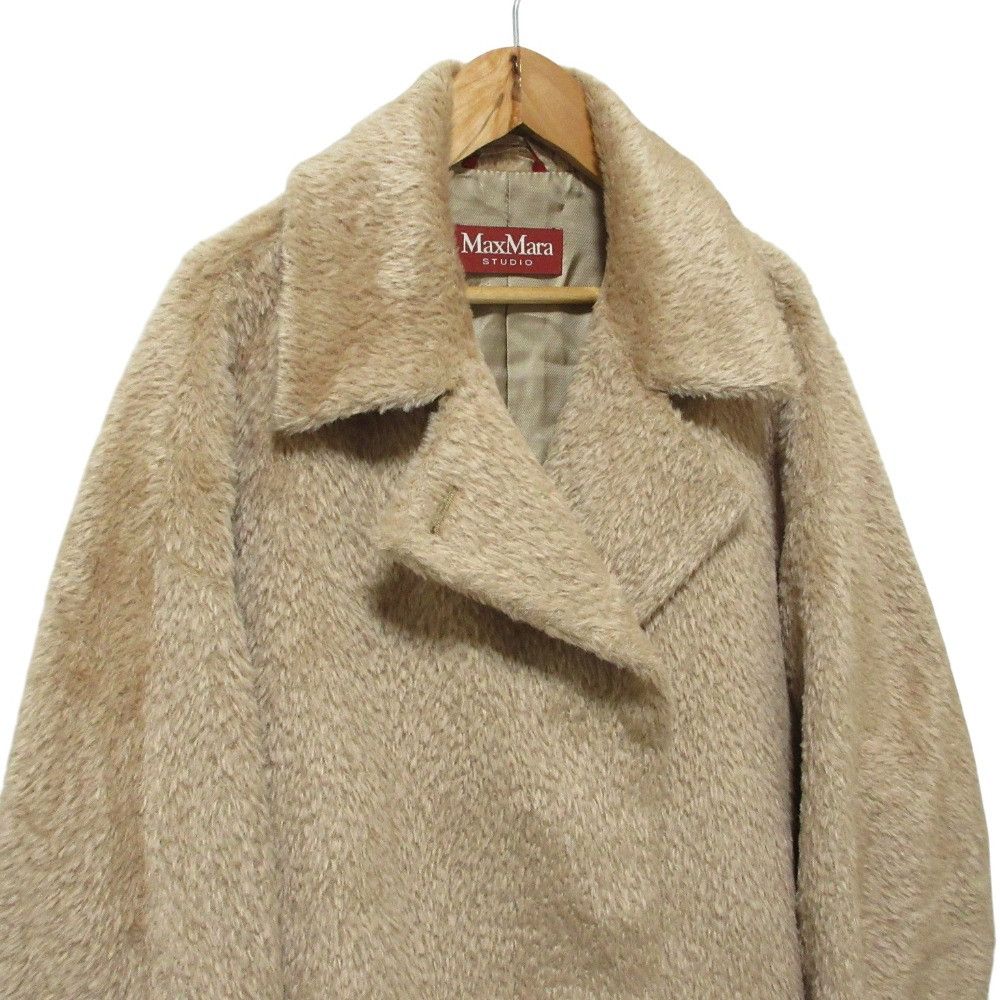 Max Mara Max Mara Max Mara STUDIO Shaggy Alpaca Coat Fur Outerwear DUTY FREE for USA Size ONE SIZE - 3 Thumbnail