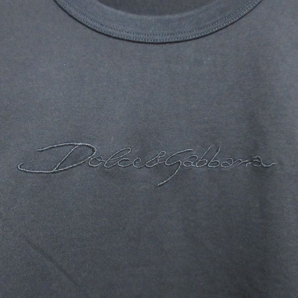 Dolce & Gabbana Dolce & Gabbana Dolce&Gabbana Embroidered Cotton T-shirt Textile T-Shirts DUTY FREE for USA Size ONE SIZE - 4 Thumbnail