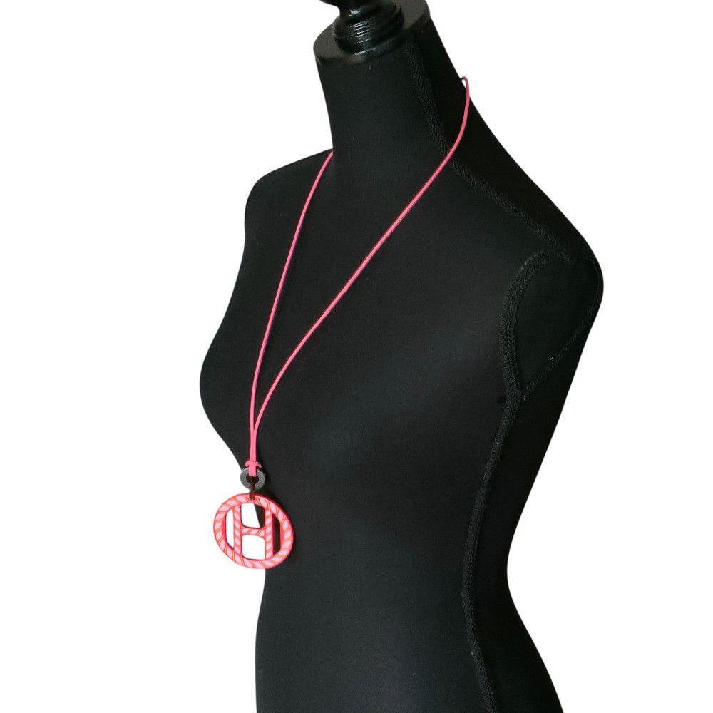 Hermes Hermes Hermès H Equipe Nautic Leather Necklace Leather Necklace DUTY FREE for USA Size ONE SIZE - 12 Thumbnail