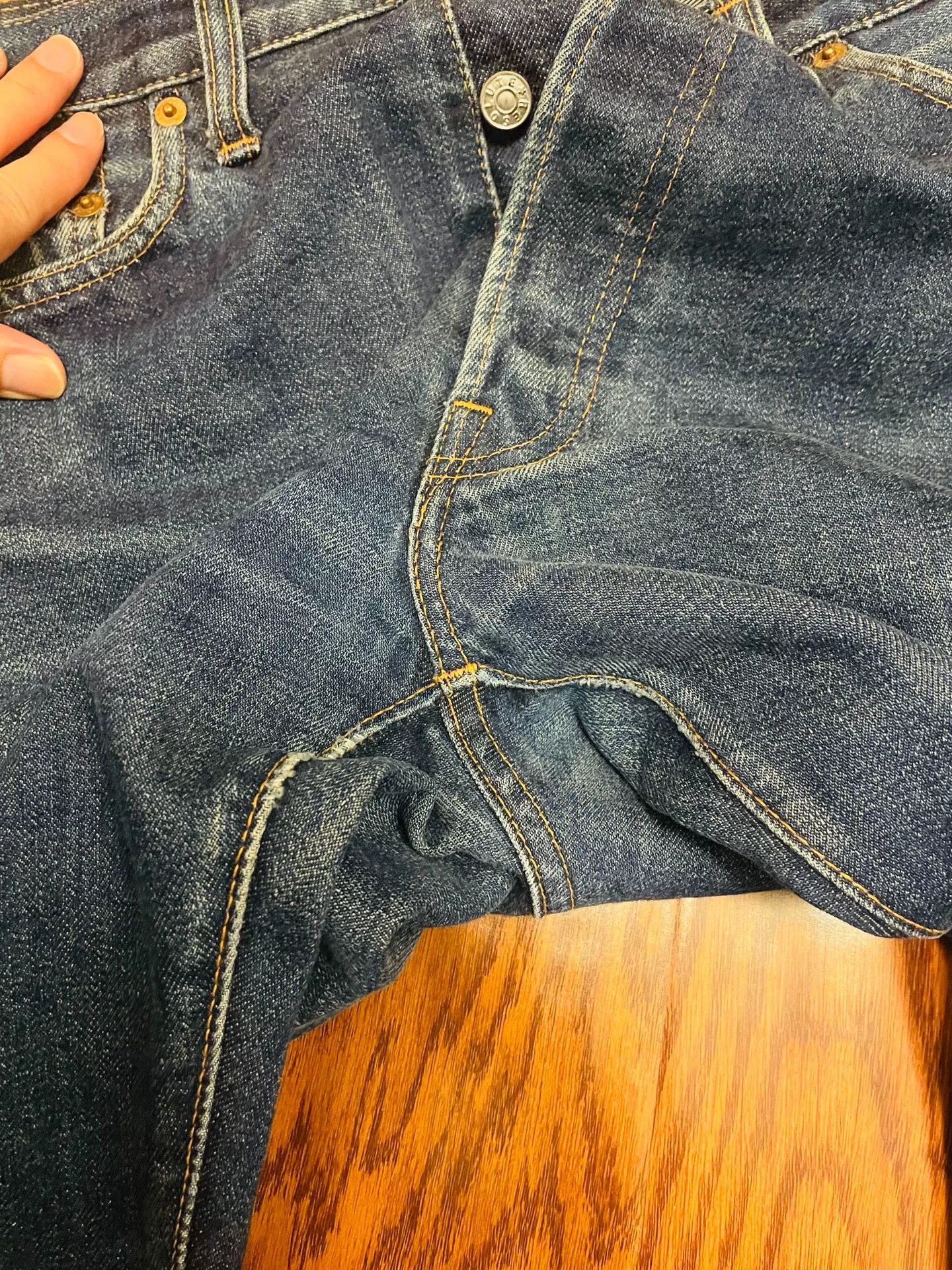 RESOLUTE RESOLUTE Retro Straight-Leg Denim Jeans Size US 33 - 5 Thumbnail