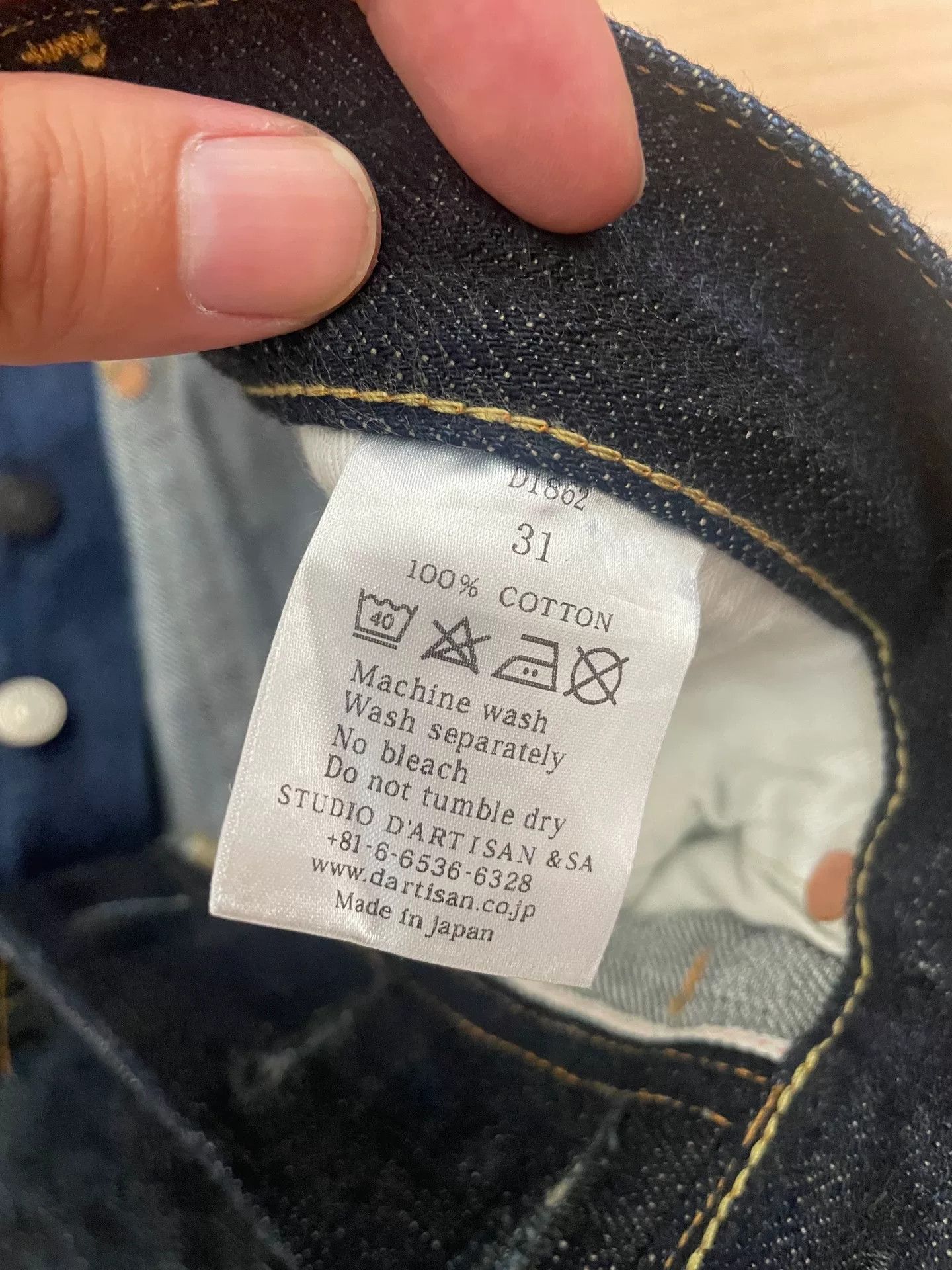 Studio D'Artisan Studio D'artisan Denim Pants W31 Size US 31 - 5 Thumbnail