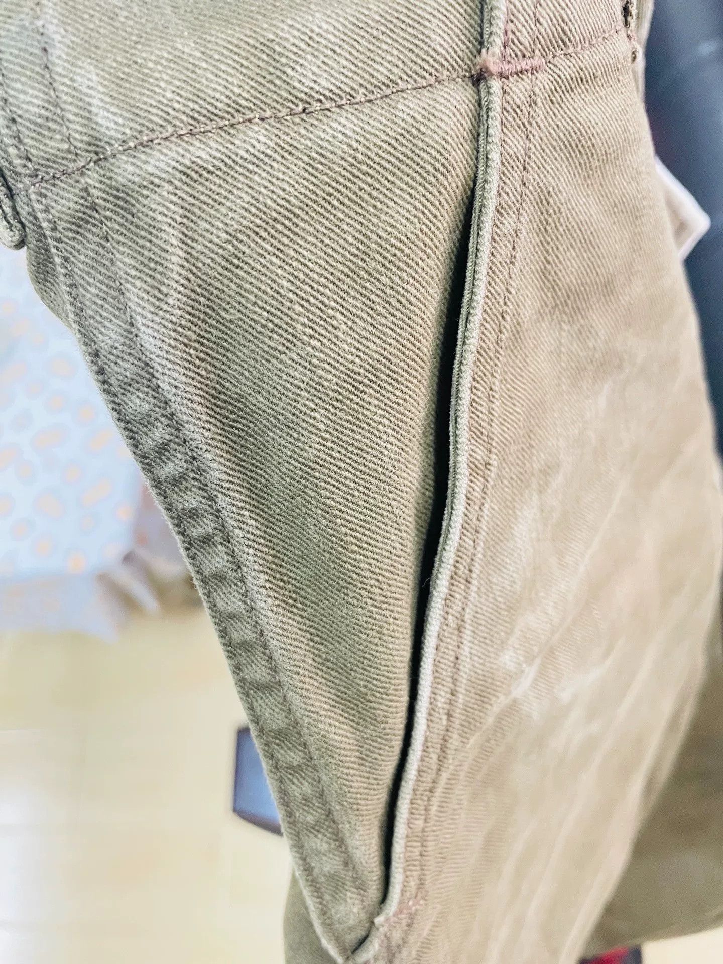 Freewheelers Heavy Waxed Canvas Work Pants Size US 30 / EU 46 - 7 Thumbnail