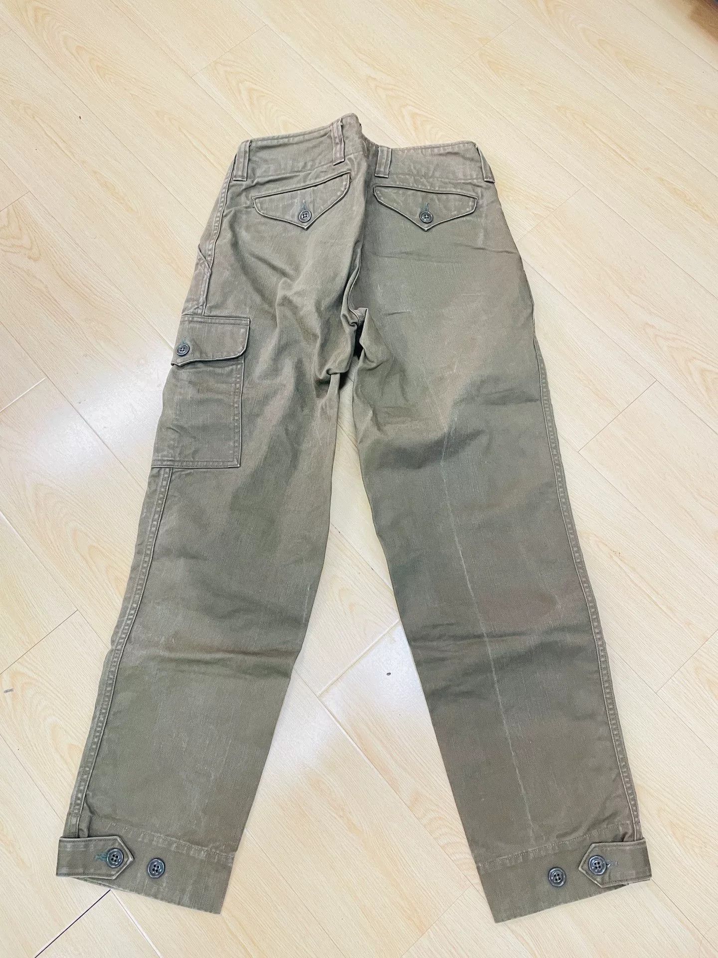 Freewheelers Heavy Waxed Canvas Work Pants Size US 30 / EU 46 - 2 Thumbnail