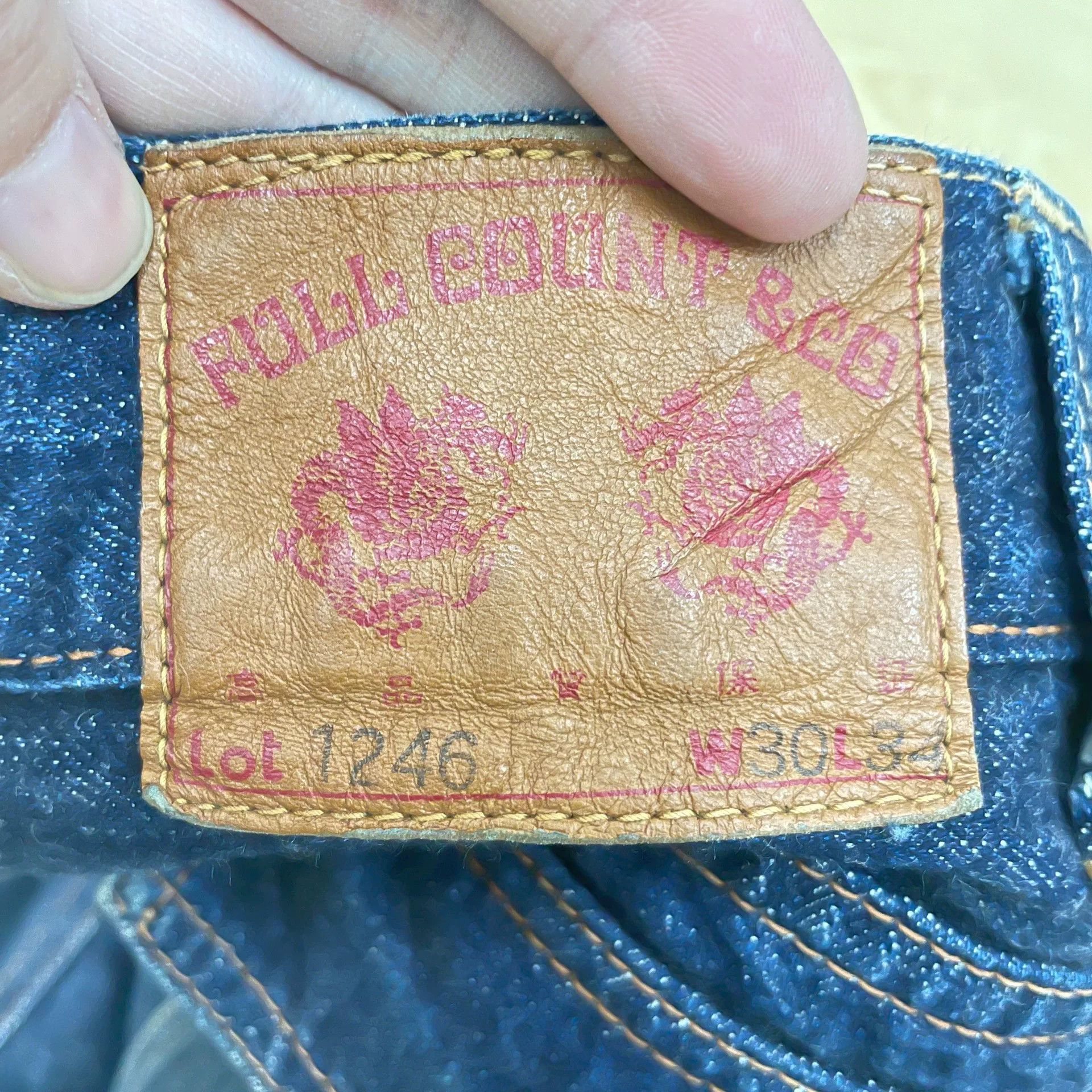 Full Count & Co. FULLCOUNT 1246 Bush Pants Denim Size US 30 / EU 46 - 4 Thumbnail