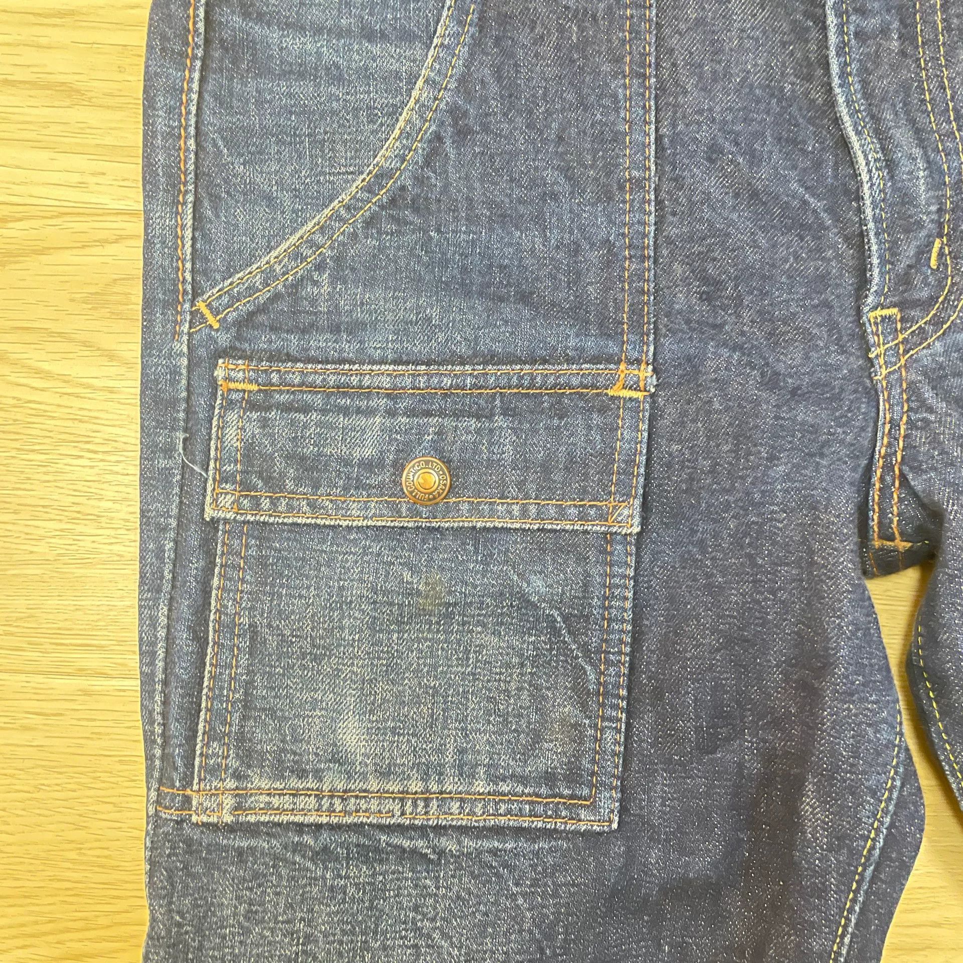 Full Count & Co. FULLCOUNT 1246 Bush Pants Denim Size US 30 / EU 46 - 2 Thumbnail