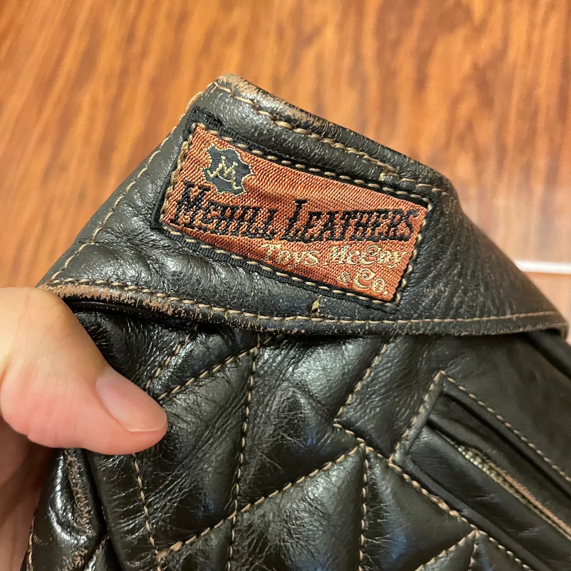 TOYS McCOY Toys McCoy Leather Motorcycle Bag Size ONE SIZE - 3 Thumbnail